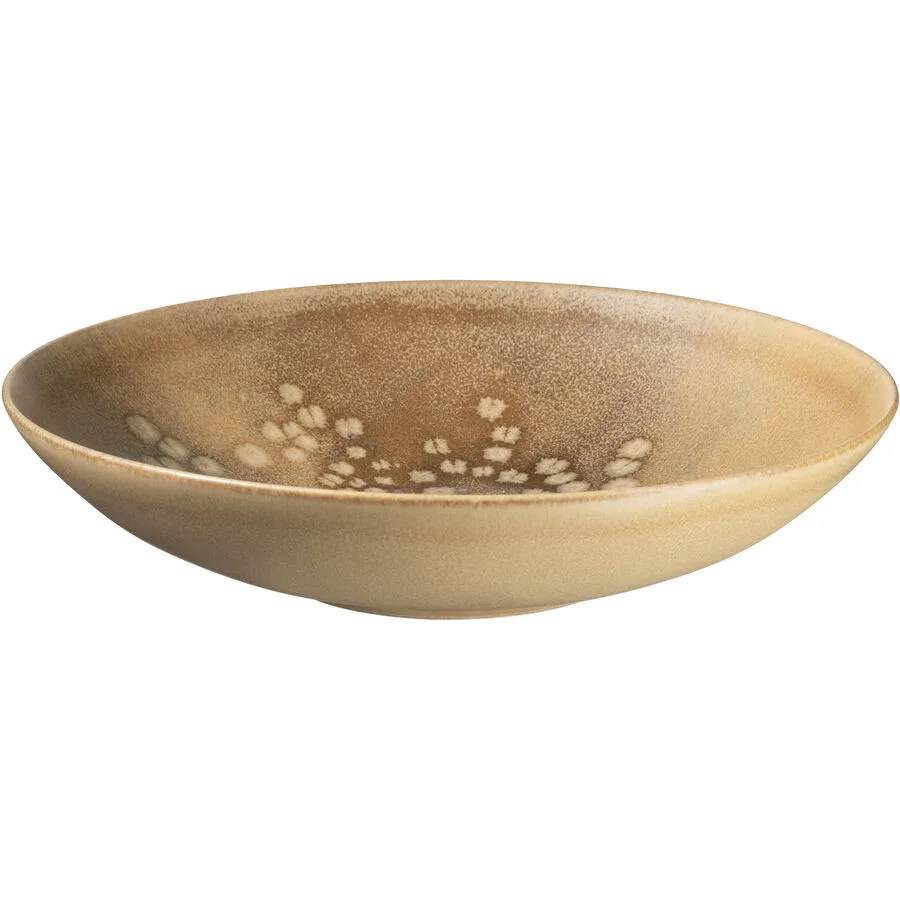 Teller tief Terra Beige Steinzeug 22 cm