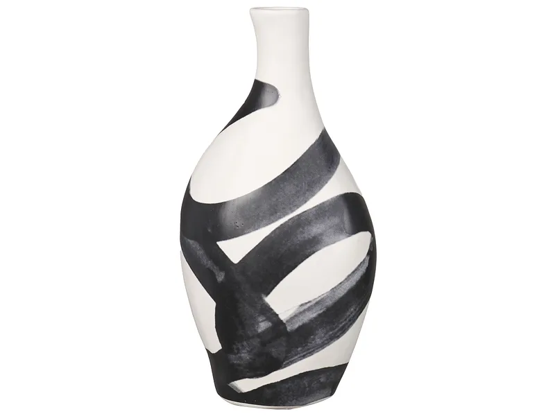 Vase SALIBA 15x11x30cm weiss