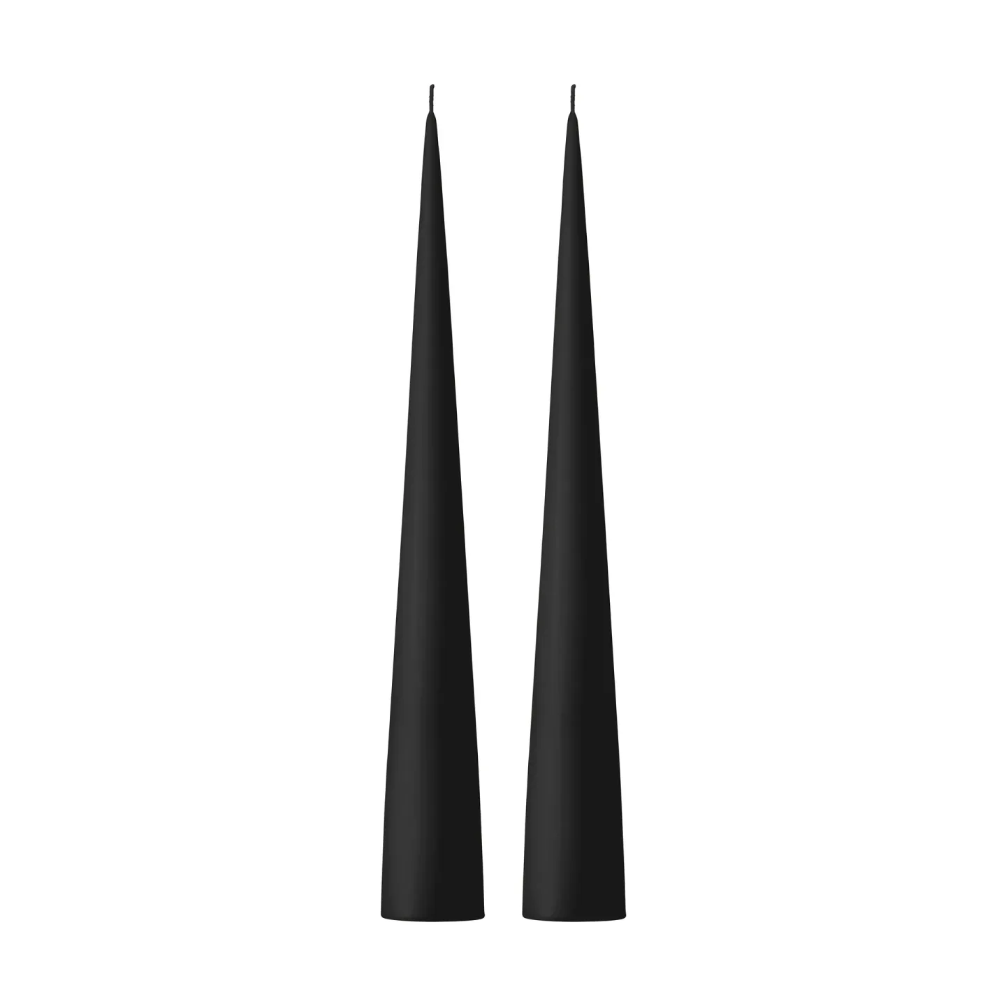 ester & erik ester & erik Kegelkerze 37cm 2er Pack matt Velvet matt black 95