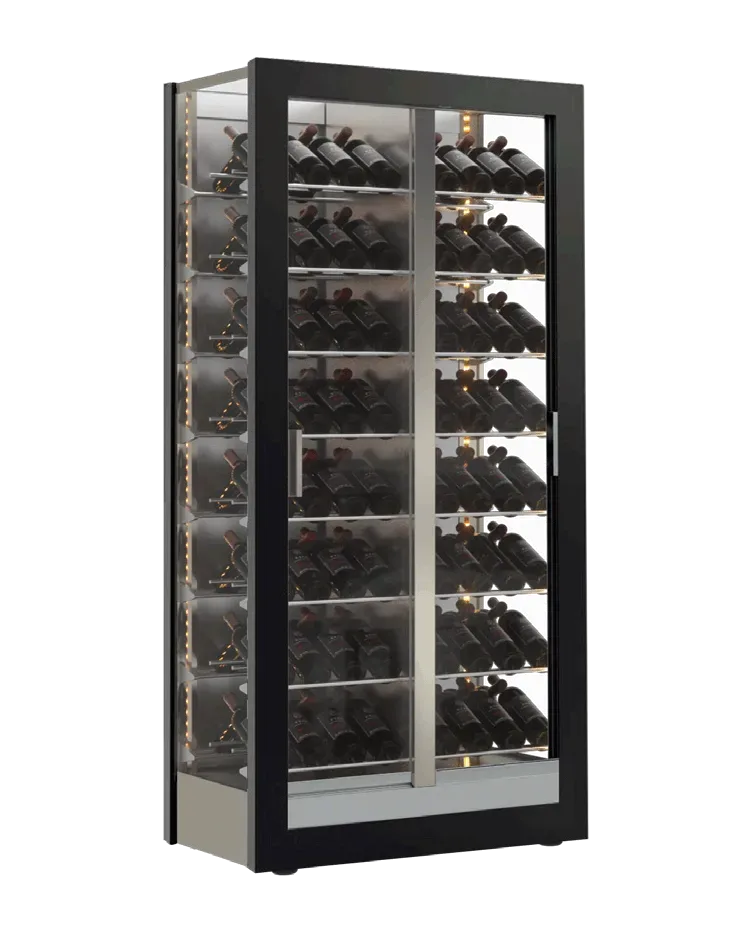 Freistehender Weinkühlschrank - Teca M12 Black