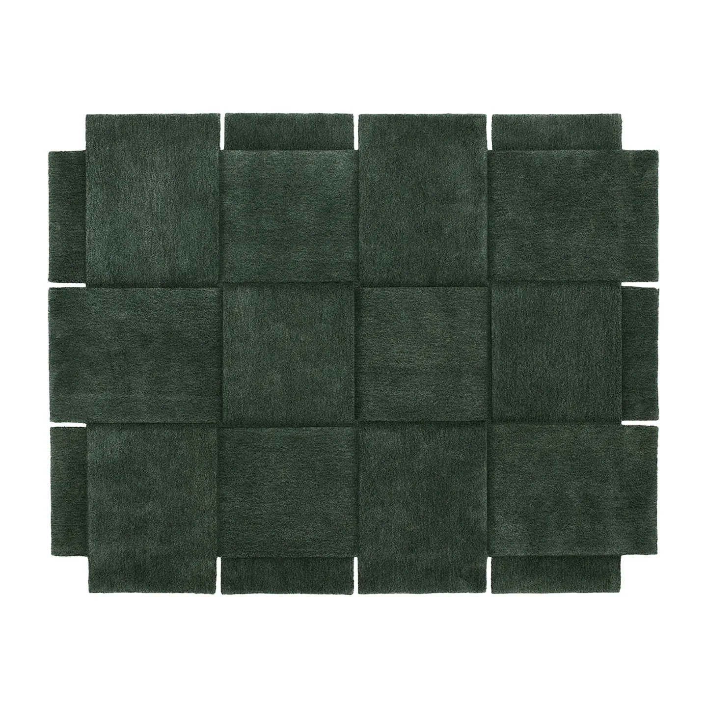 Design House Stockholm Basket Teppich, grün 185 x 240cm