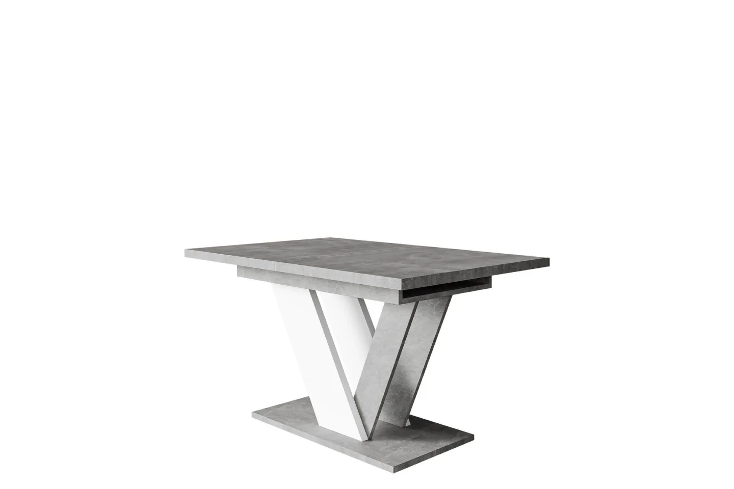 Harumi Matbord 120 cm Rektangulär - Grå/Vit