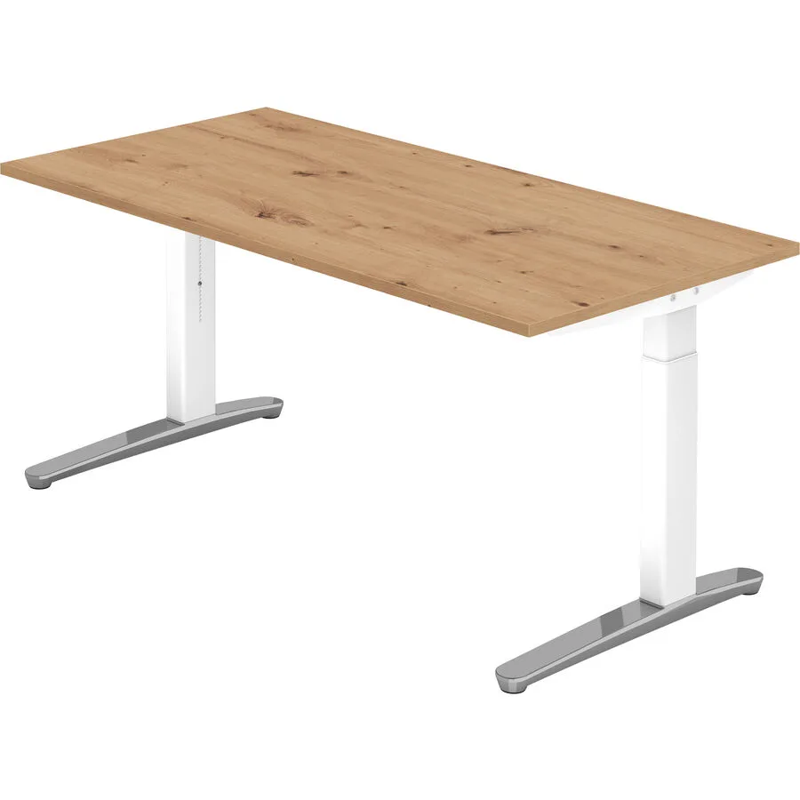 Schreibtisch Office Asteiche Holzwerkstoff B 160 T 80 cm