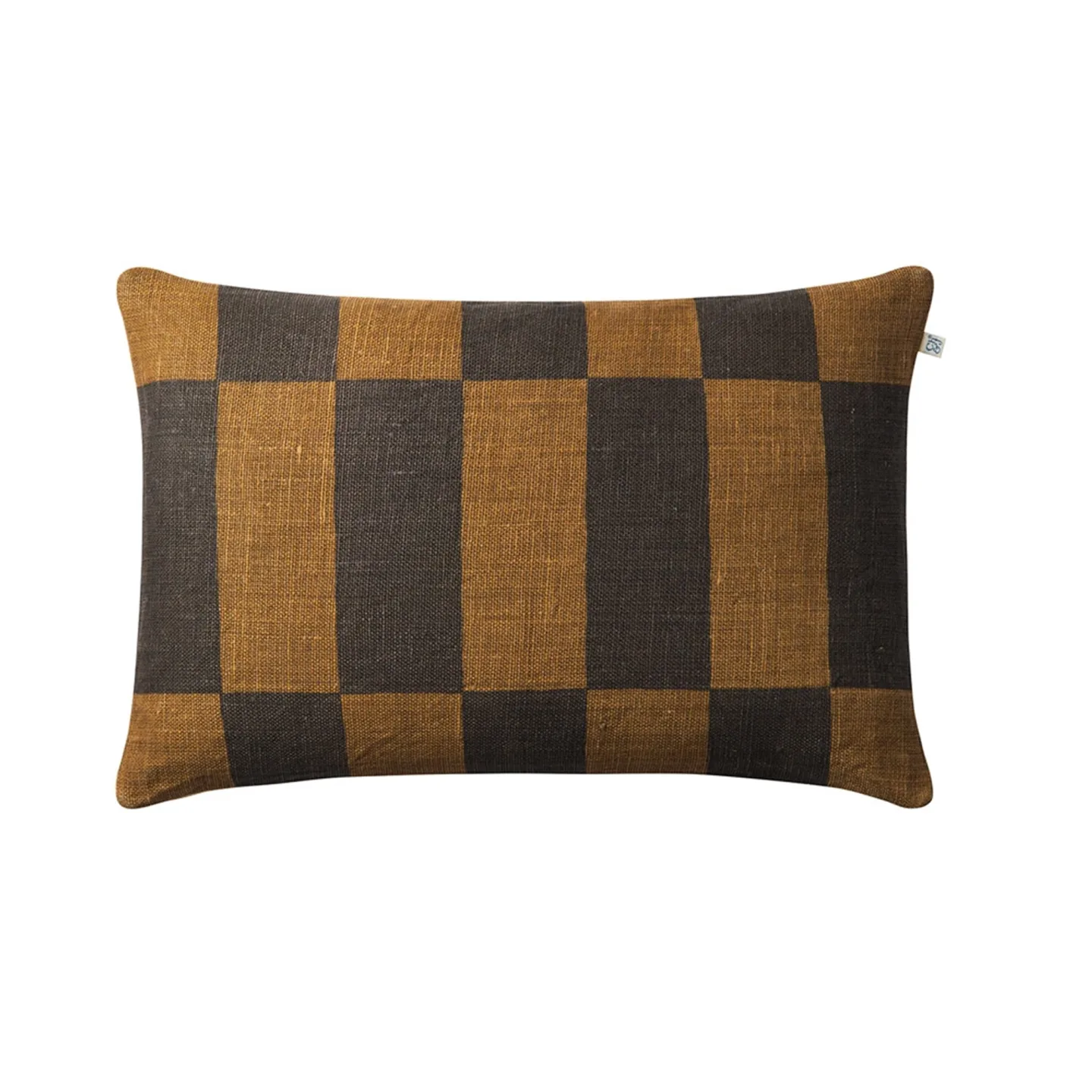 Chhatwal & Jonsson - Samar Cushion Cover Dark Brown/Taupe 40 x 60 cm - Prydnadskuddar och kuddfodral - Stig Jonsson - Brun - Textilmaterial