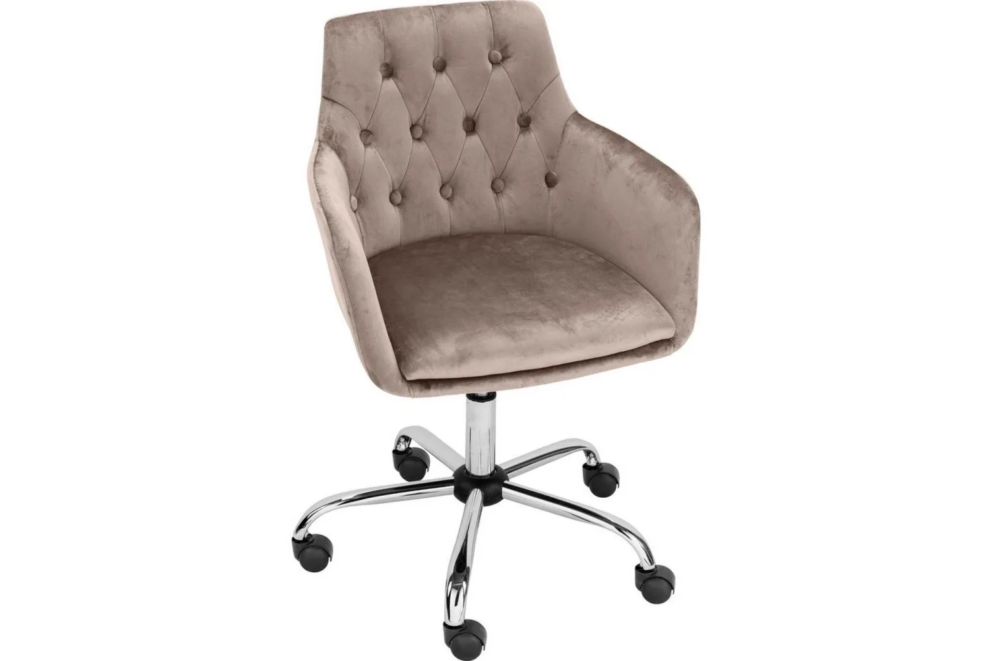 Kontorsstol Loft24 Kontorsstol Perry Taupe Taupe -