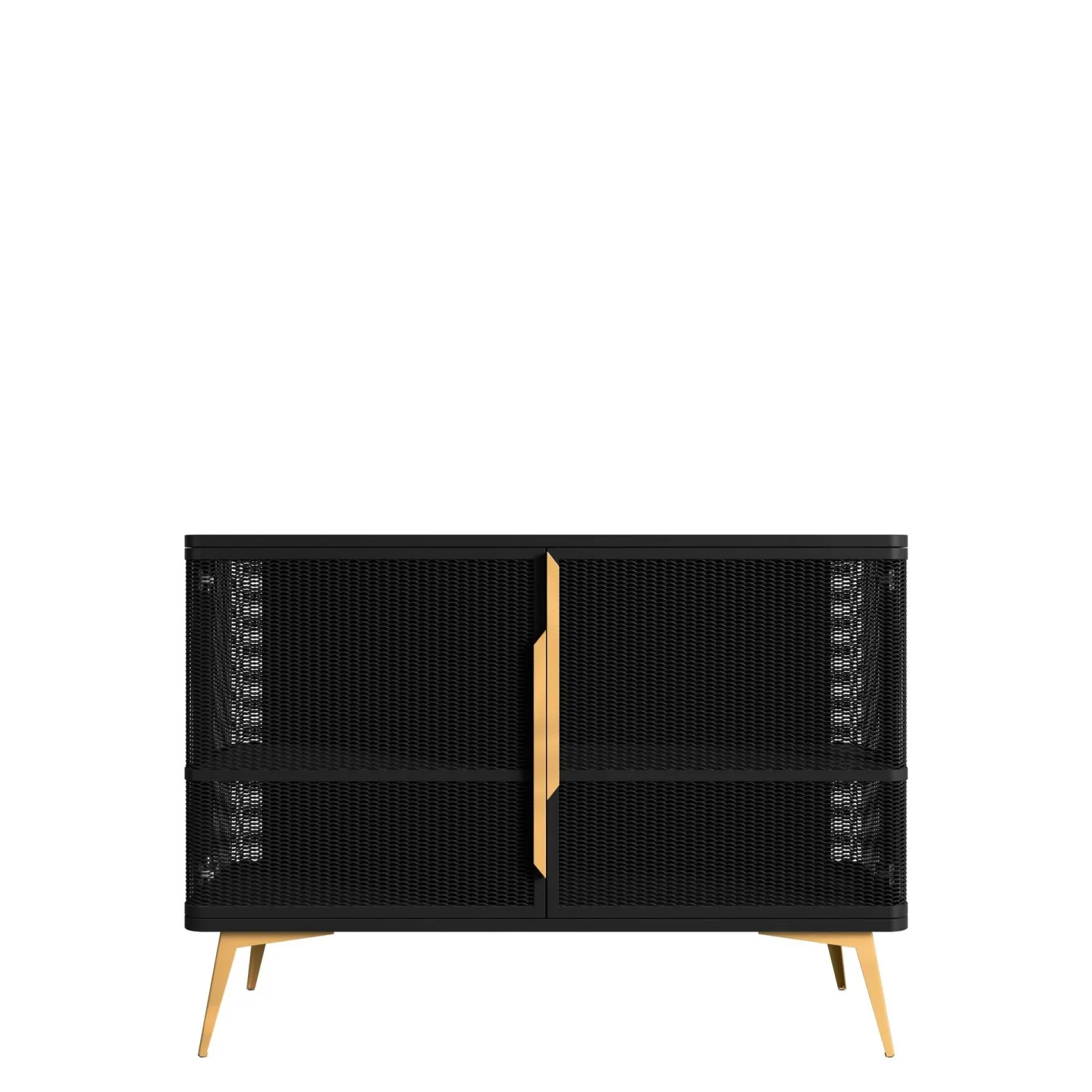 Mireva Skänk 120 cm - svart, guld