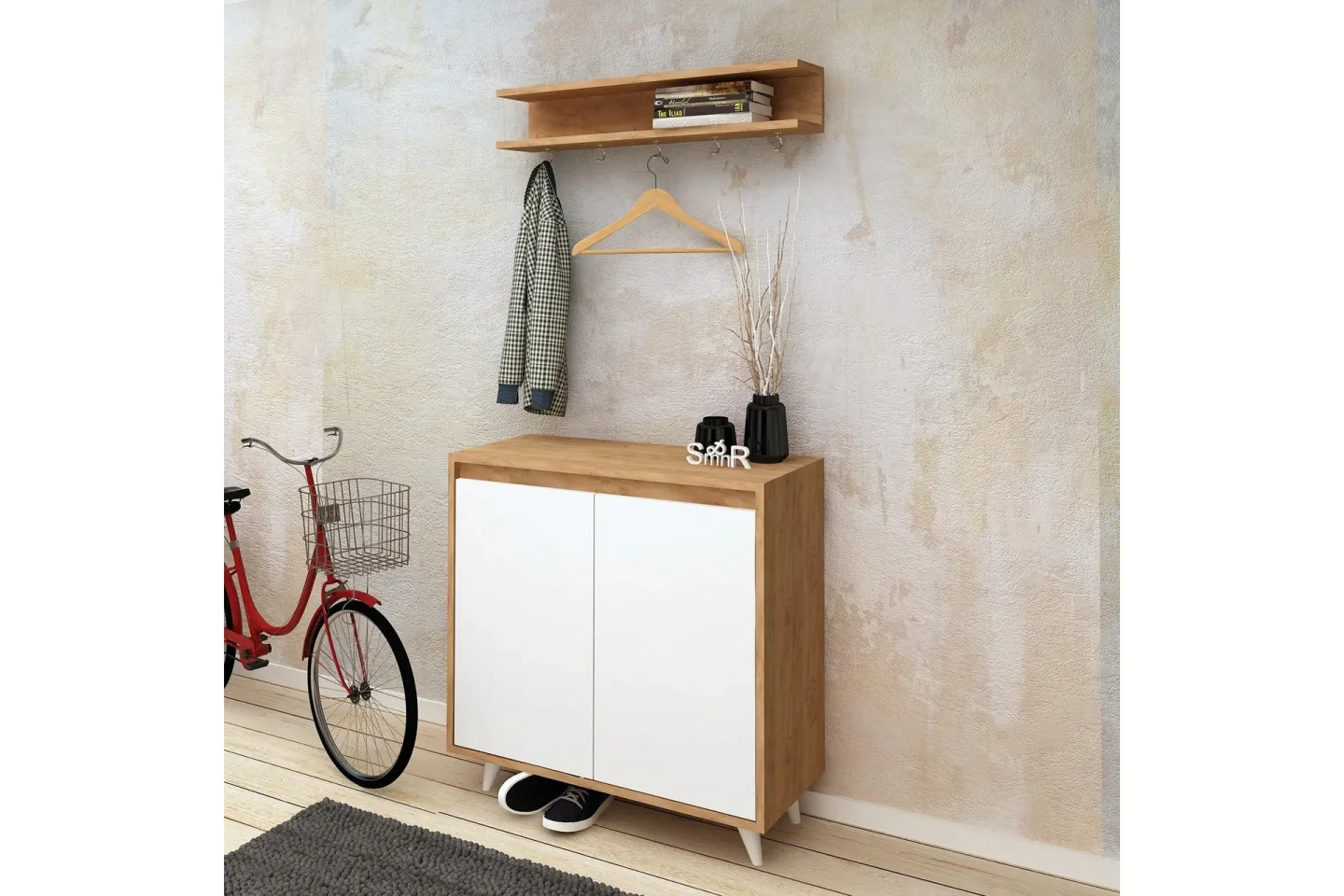 Mod Design Skänk/Hatthylla - Trä/Vit