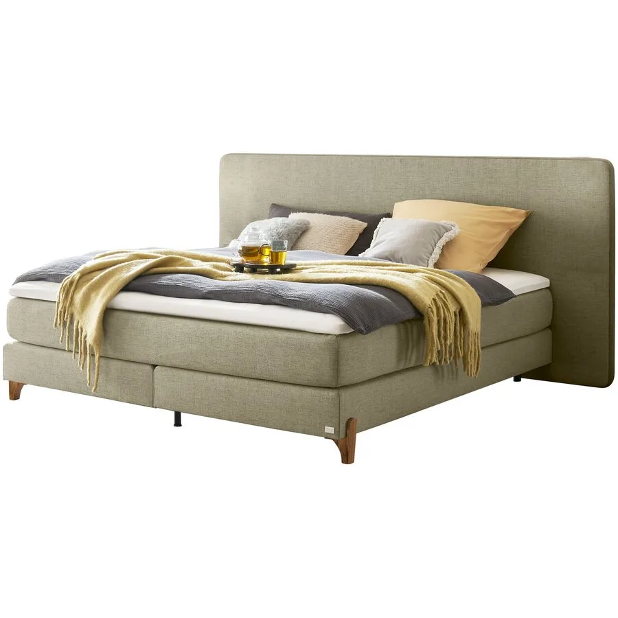 Hasena Boxspringbett Boxspring Comfort Grün Stoff 180 x 200 cm - Möbel Konfigurator: Traummöbel individuell zusammenstellen
