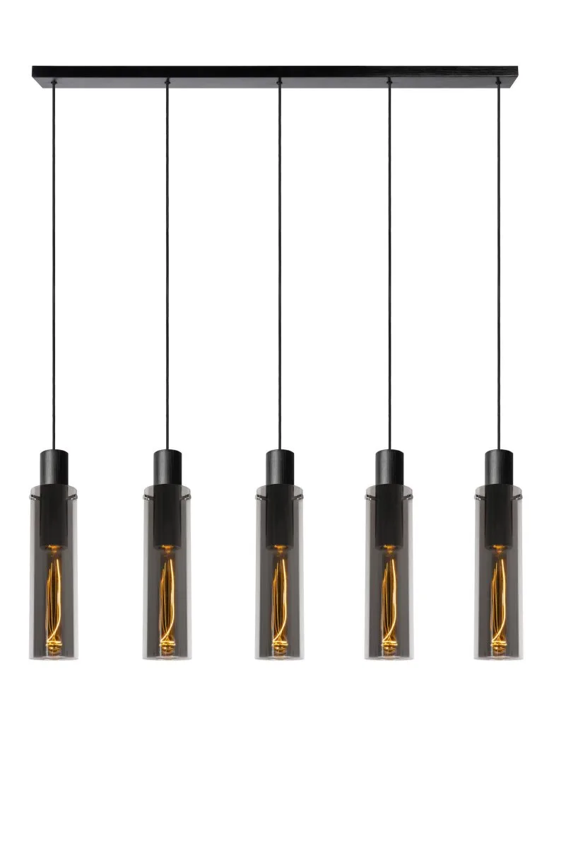 Lucide - Orlando 112cm - Taklampa - Rökfärgad