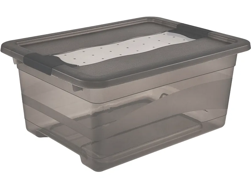 Aufbewahrungsbox CORNELIA grau 29.5x39.5x17.5cm