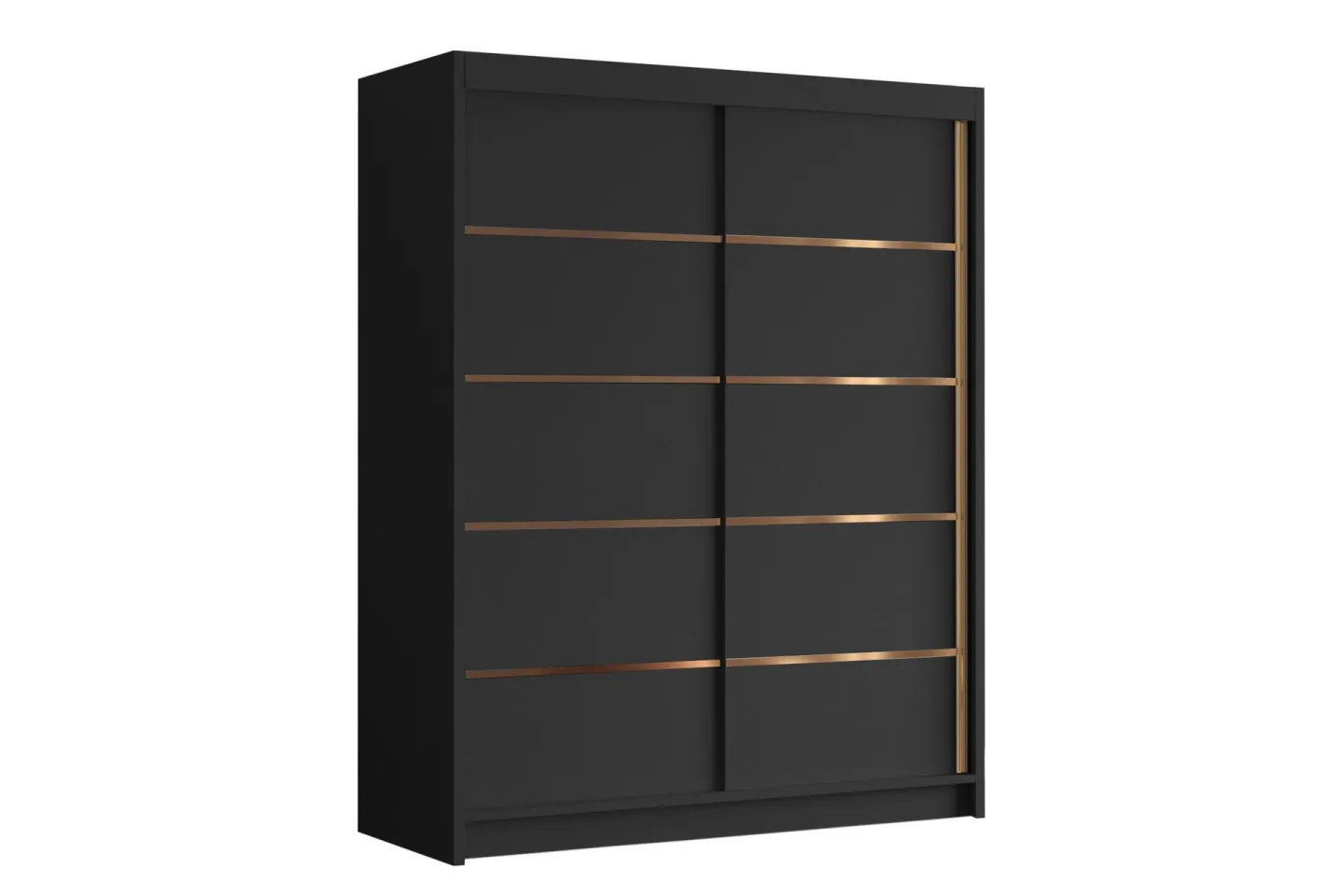 Emet Garderob 150x200 cm - Svart