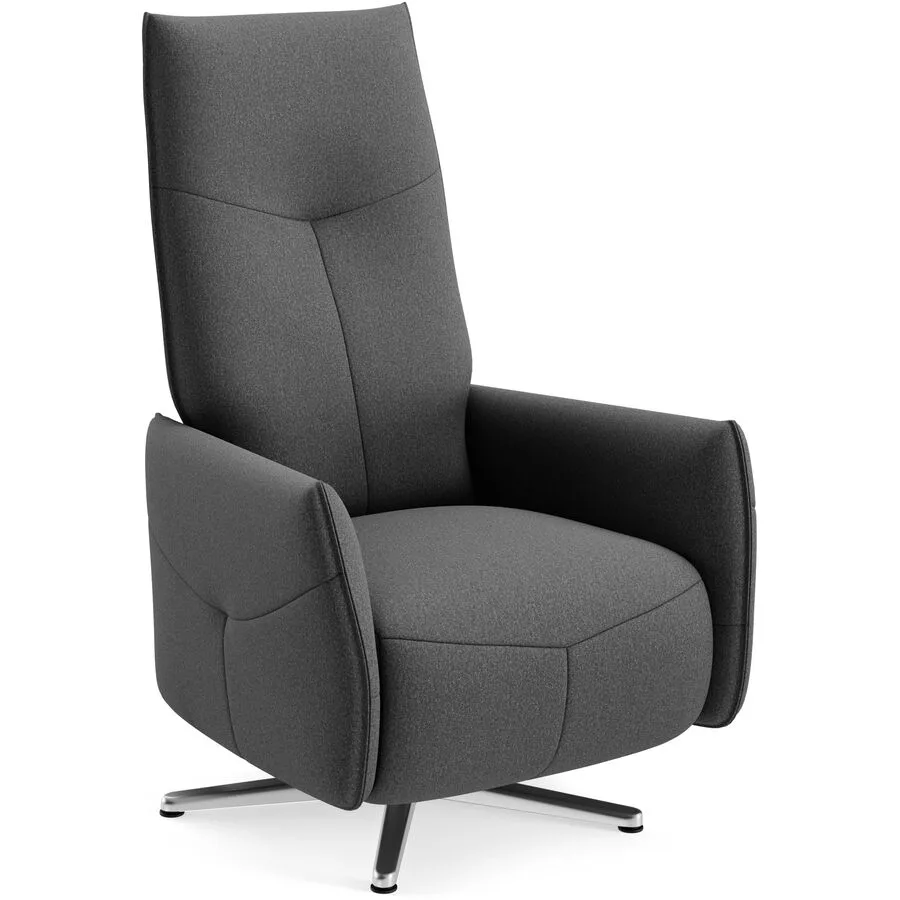 Relaxsessel Jura anthrazit Stoff T 158 B 73 H 112 cm - Möbel Konfigurator: Traummöbel individuell zusammenstellen