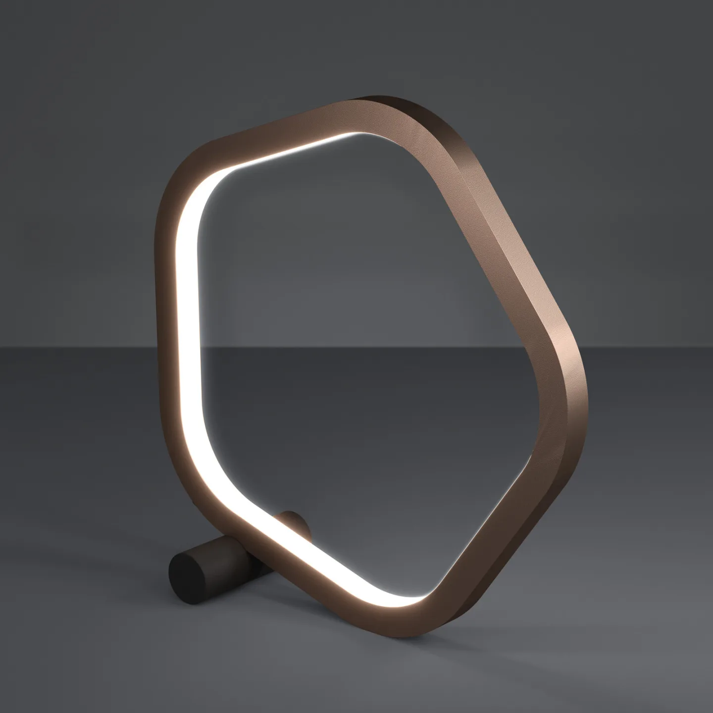 Estrella LED-Tischlampe, bronze, 29 cm, CCT - Stars of Light - Wohnzimmer - Modern - Metall - Einflammig