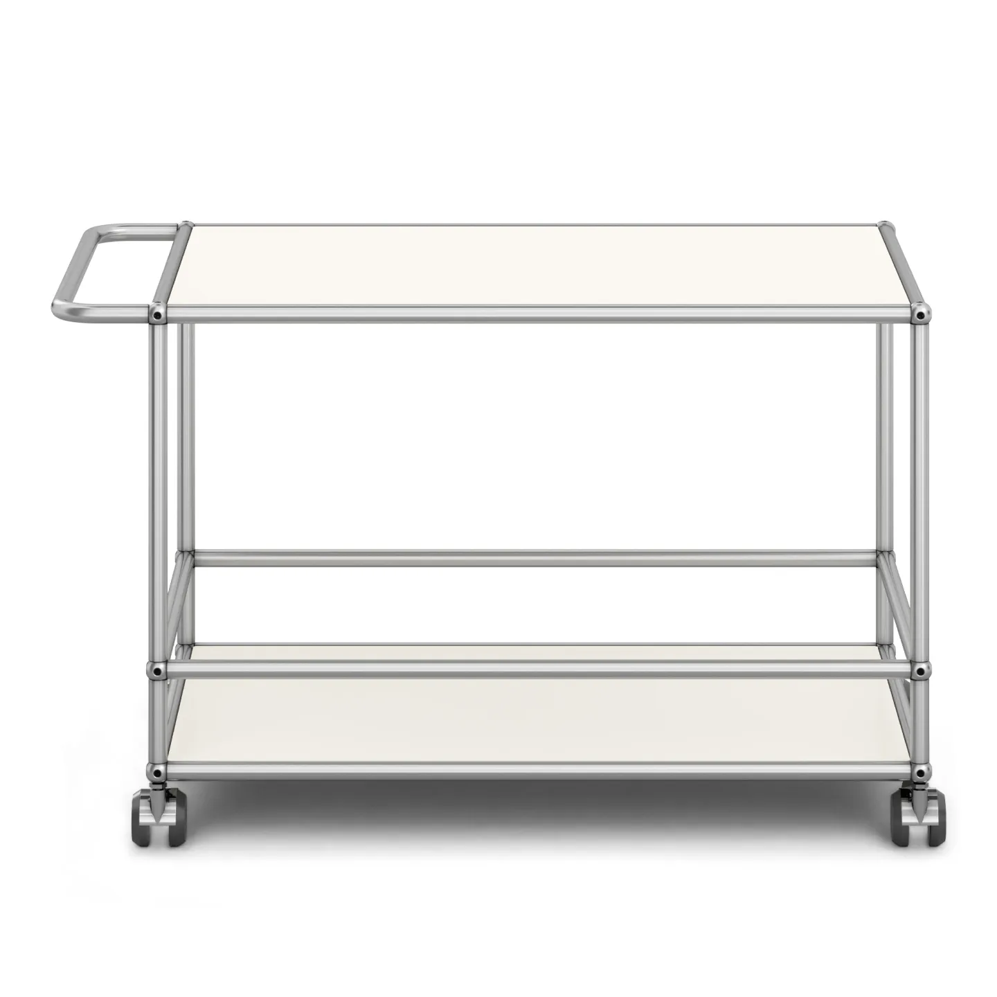 USM - USM Haller Serving Trolley L Pure White - Serveringsvagnar - Fritz Haller & Paul Schärer - Vit - Metall