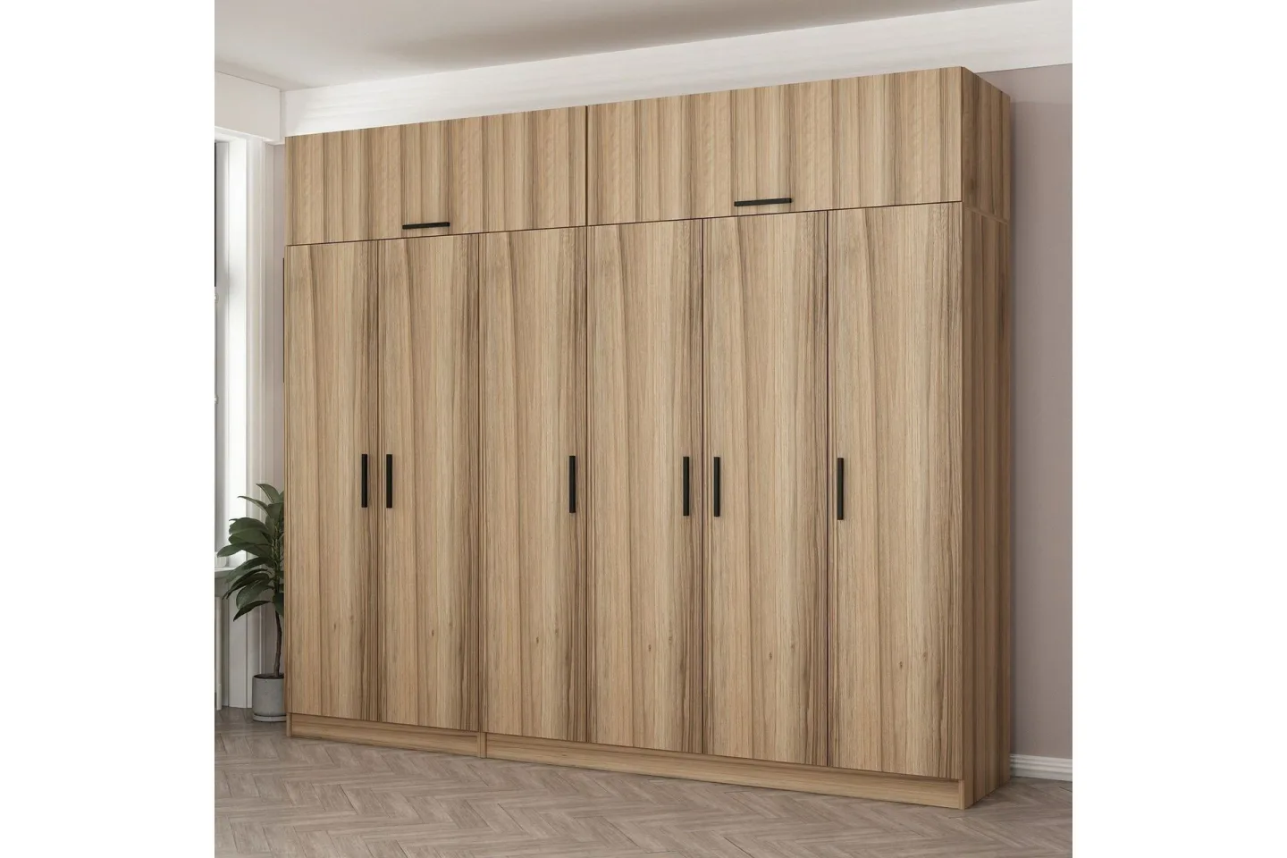 Fruitland Garderob 270 cm - Brun