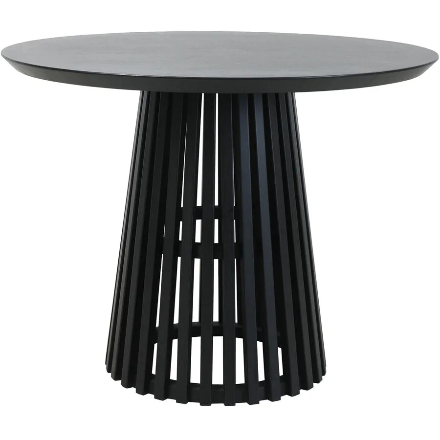 Tisch Kenas Schwarz Kunststoff 100 cm