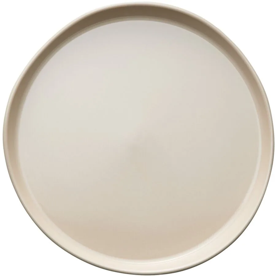 DEGRENNE Teller flach Brume Braun Porzellan 20 cm
