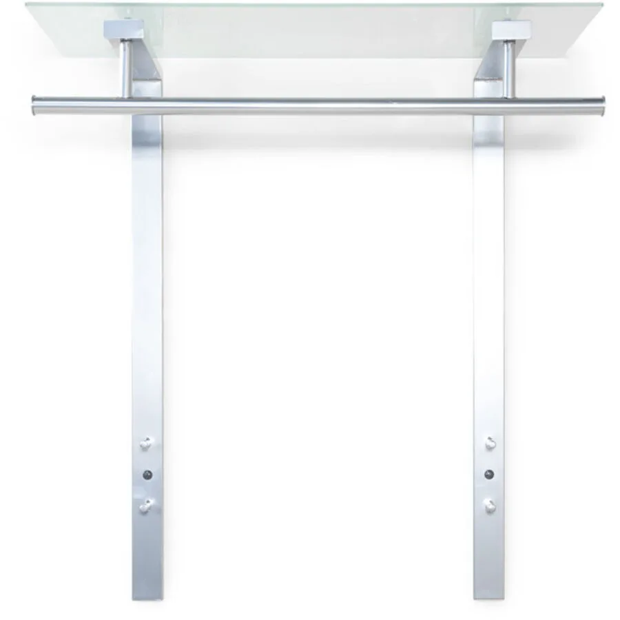 Spinder Design Garderobe Hesta nickel Stahl/Glas H 90 cm