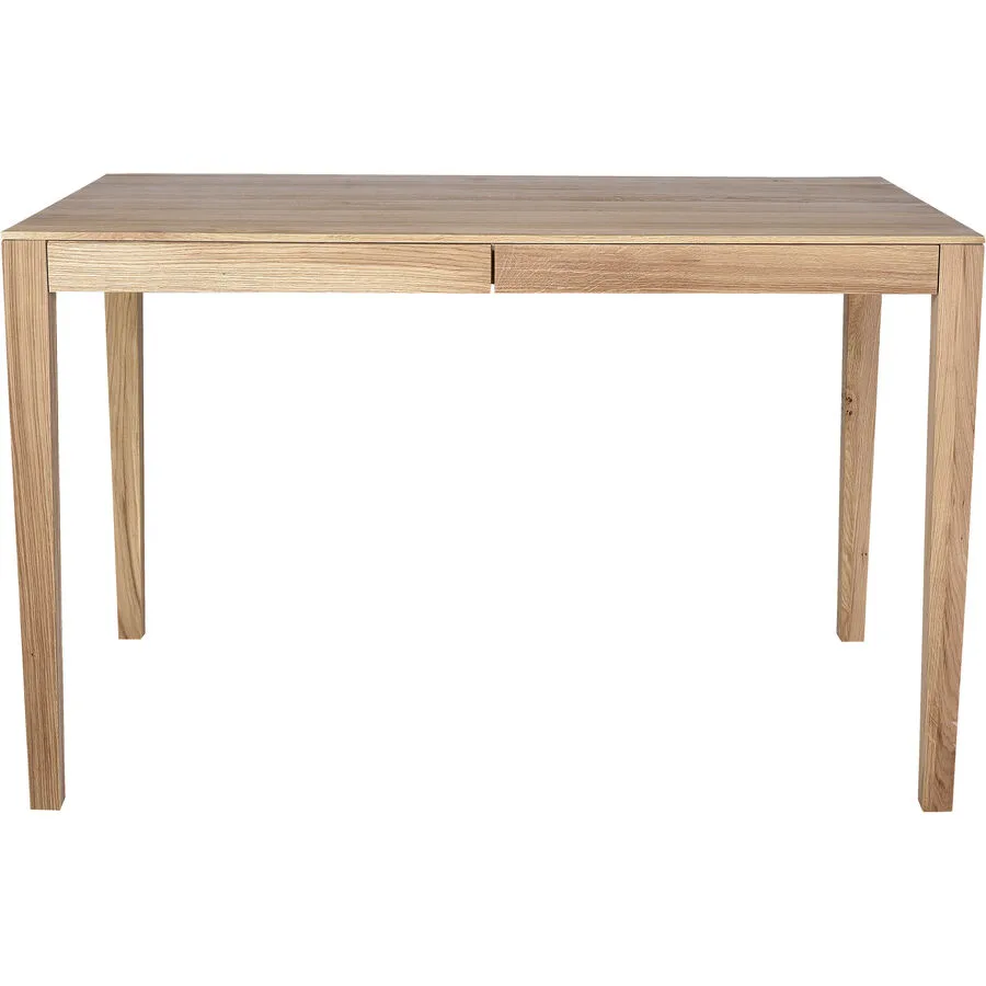 Schreibtisch Oscar eiche Eiche massiv, MDF B 120 T 70 cm