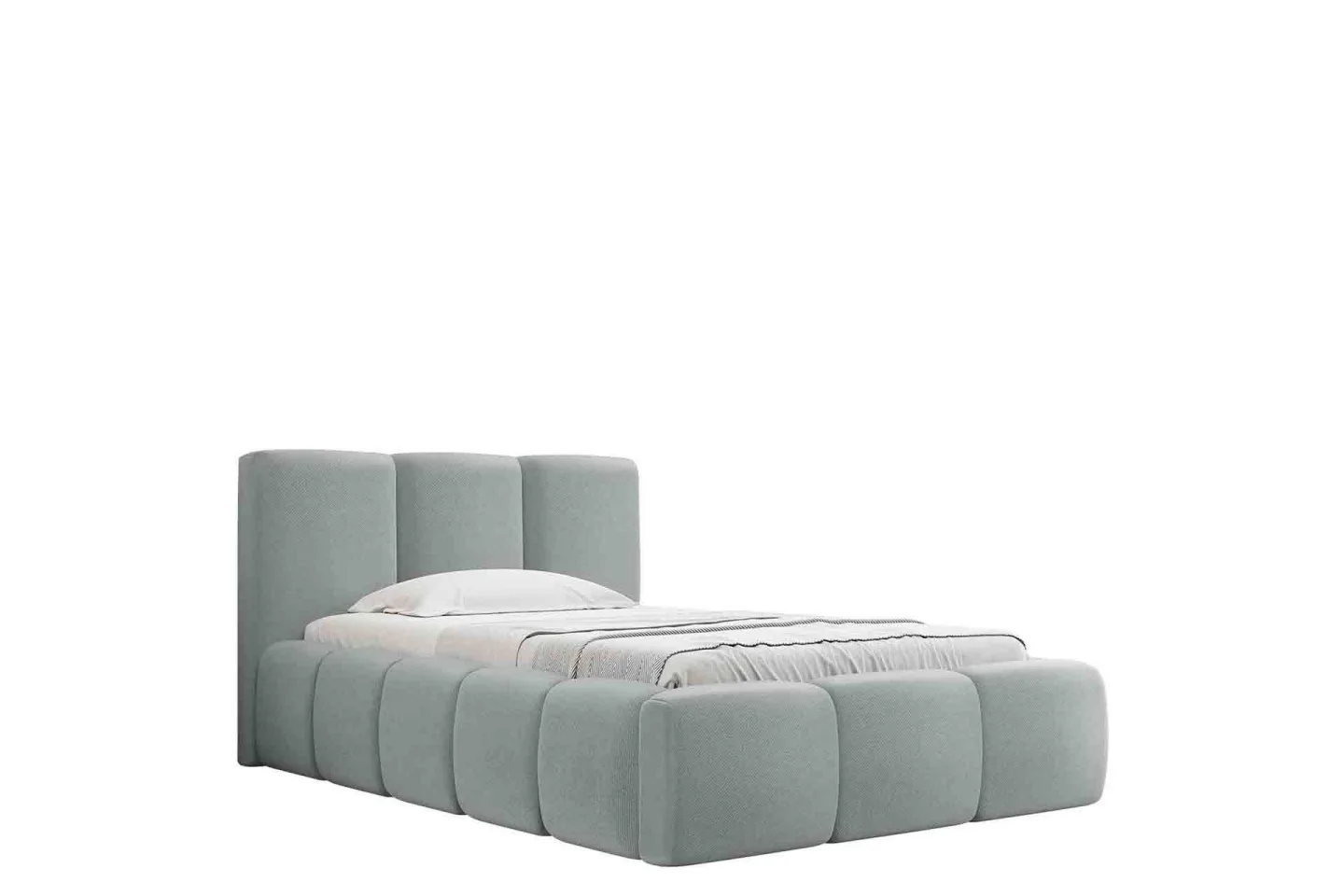 Salvenor Sängram med Förvaring 90x200 cm - Grå