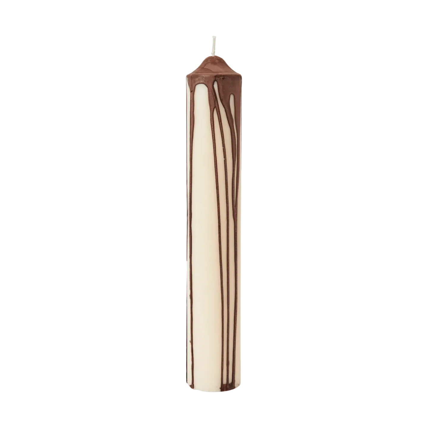 Ferm Living Dryp Blockkerze Dark Chocolate, 30 cm