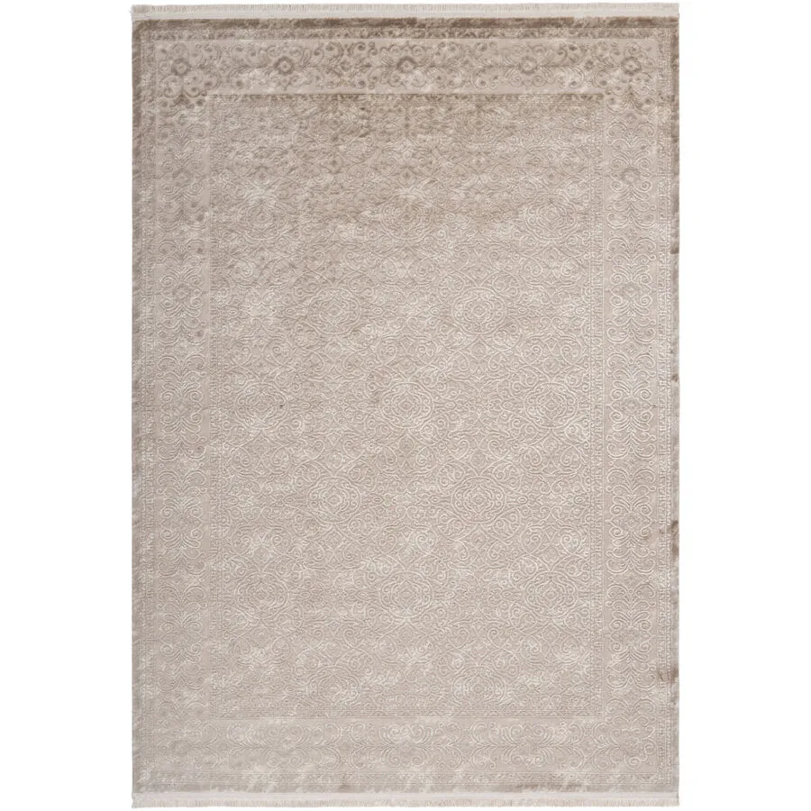 Teppich Vendome beige Kacheln/Symmetrie Acryl 290 x 200 cm