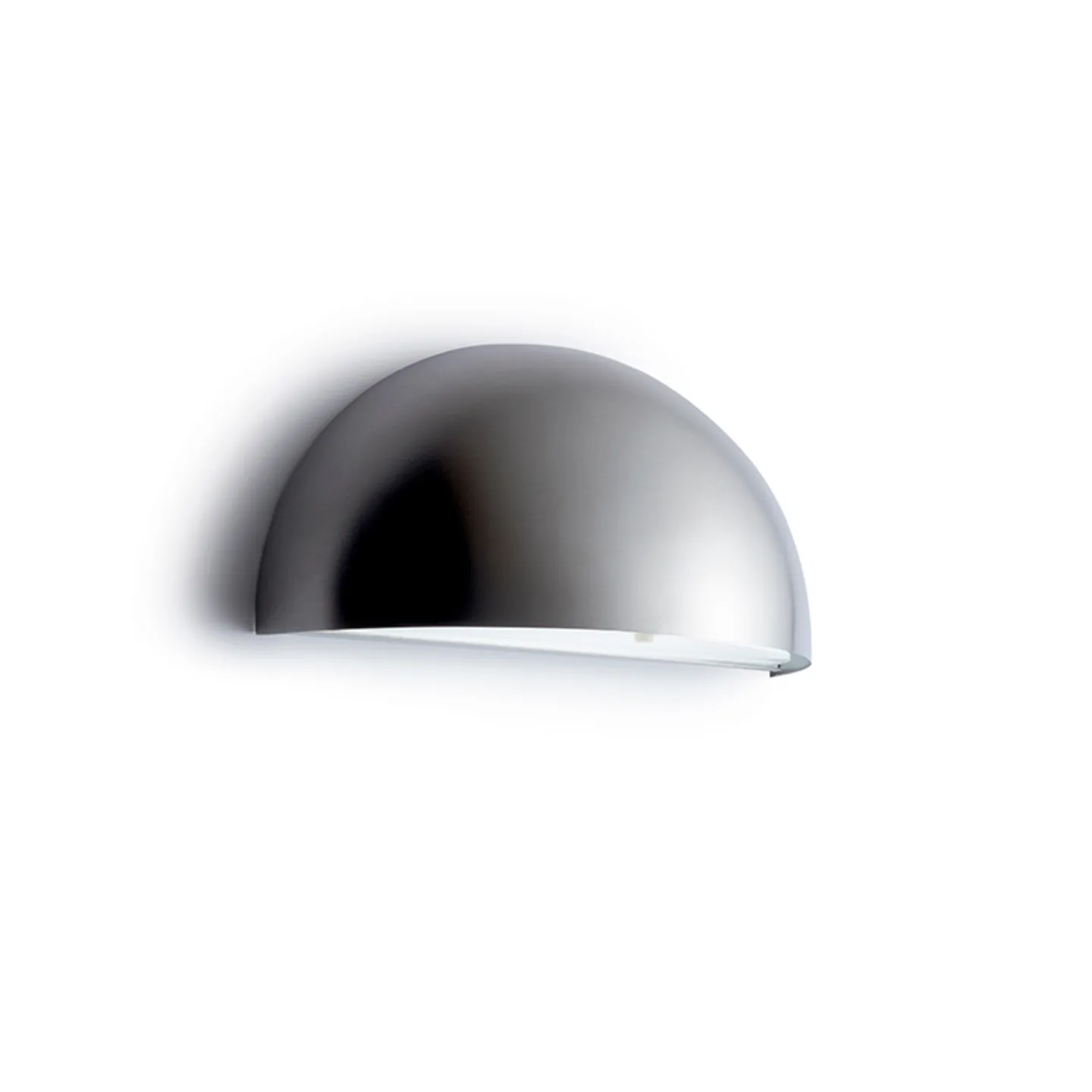 Light-Point - Rørhat Wall LED, Stainless Steel, 10,5W LED 3000k, IP23 - Vägglampor utomhus - Jesper J. Pedersen - Silver - Metall