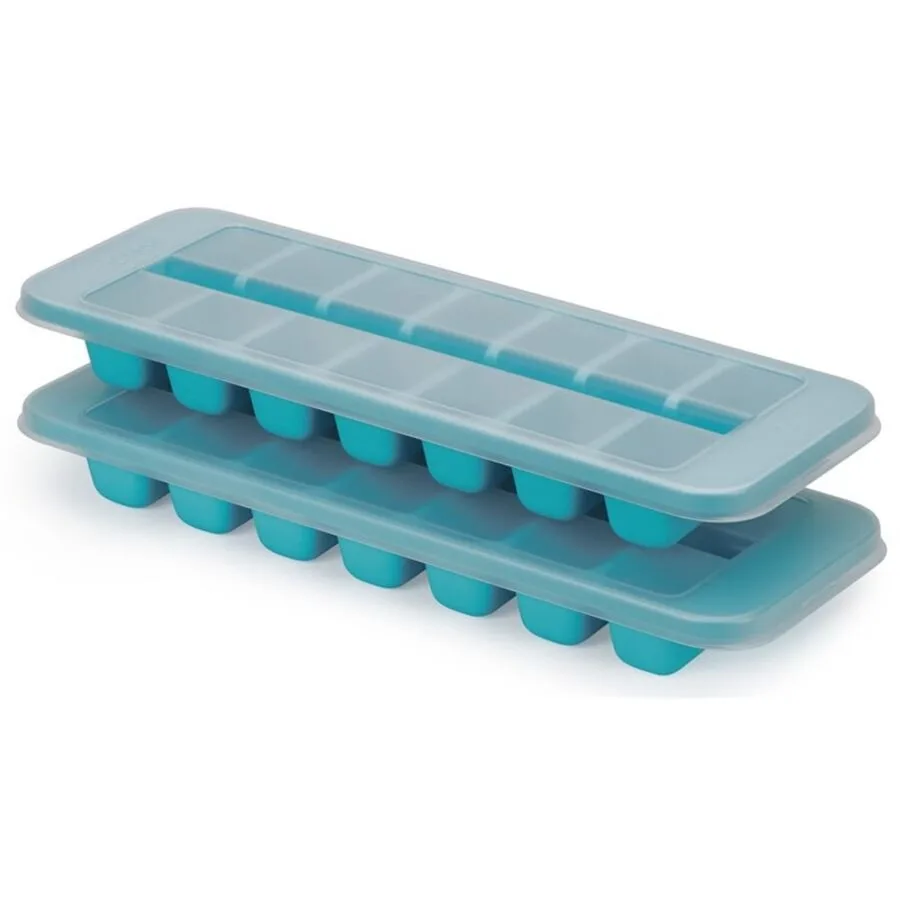 Eiswürfelform Joseph Joseph Blau/Transparent Kunststoff 12 cm 12 cm - Farbe: Transparent/Blau - Material: Polypropylen