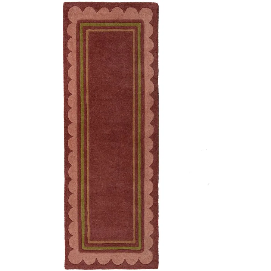 Teppich Lansing MEHRFARBIG Welle, Düne 100% Wolle 80 x 230 cm