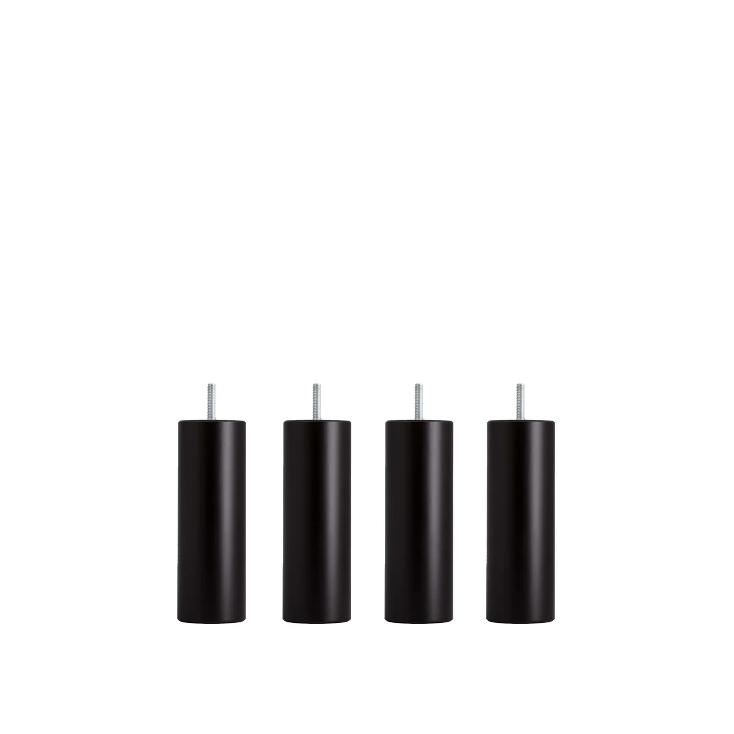 DUX - Dux SC sängben rund svart 16 cm 4-pack - Sängben - Träfärgad - Trä