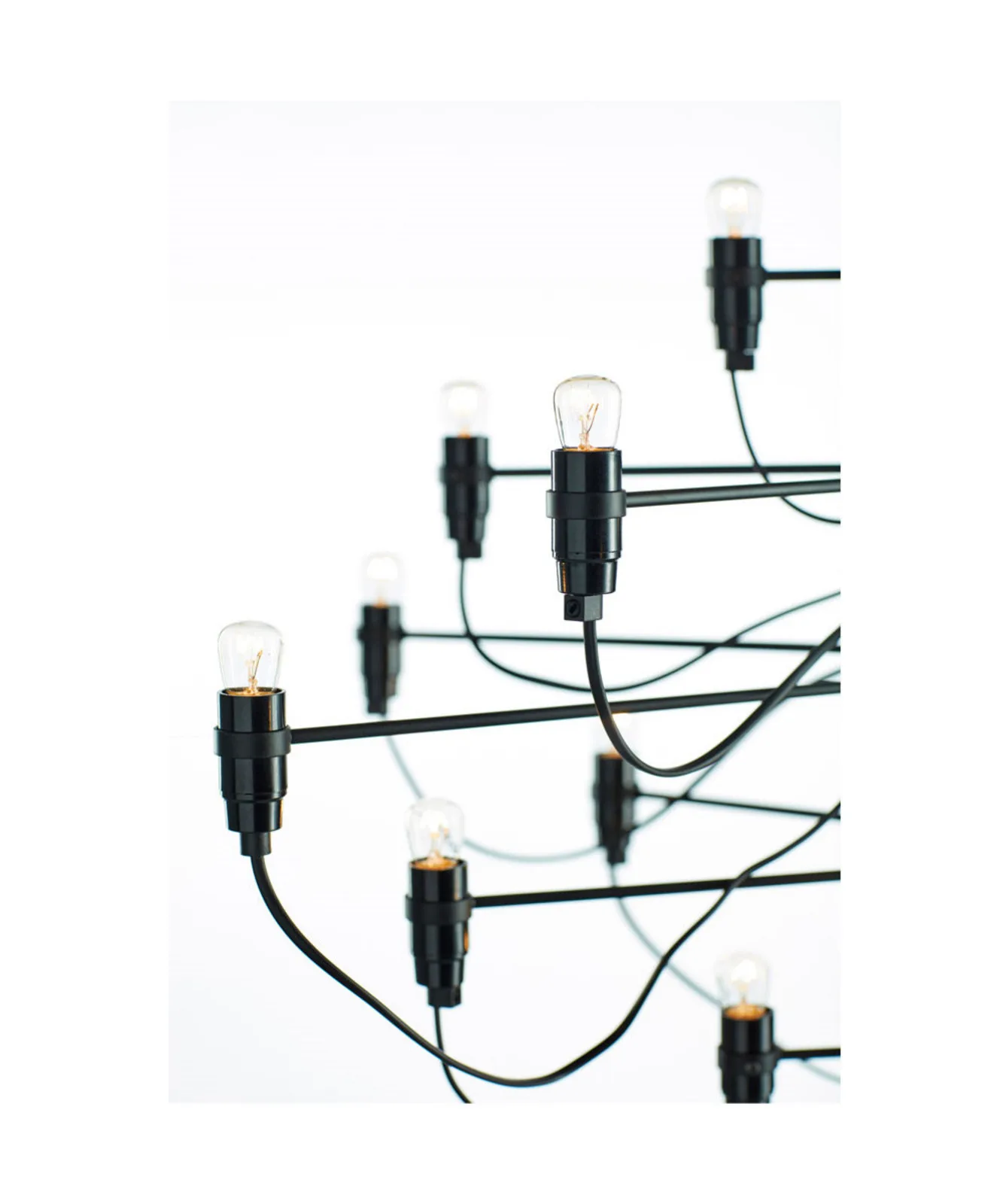 2097/30 LED Pendelleuchte Schwarz - Flos - Wohnzimmer - Metall