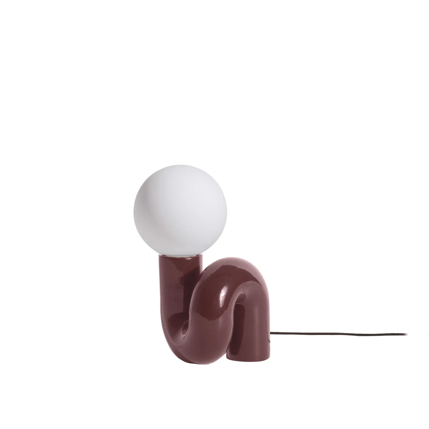 Petite Friture - Neotenic bordslampa liten cherry - Bordslampor - Jumbo - Röd - Keramik