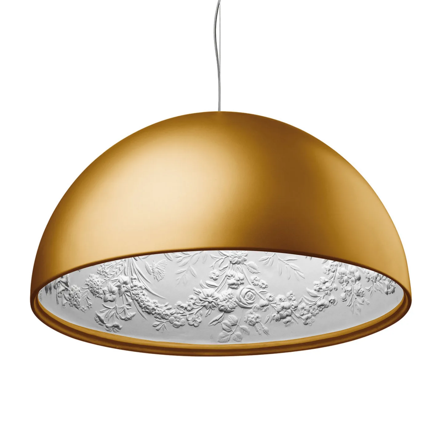 Skygarden P1 Pendel Matt Gold - Flos - Wohnzimmer - Design - Gips / Ton - Einflammig