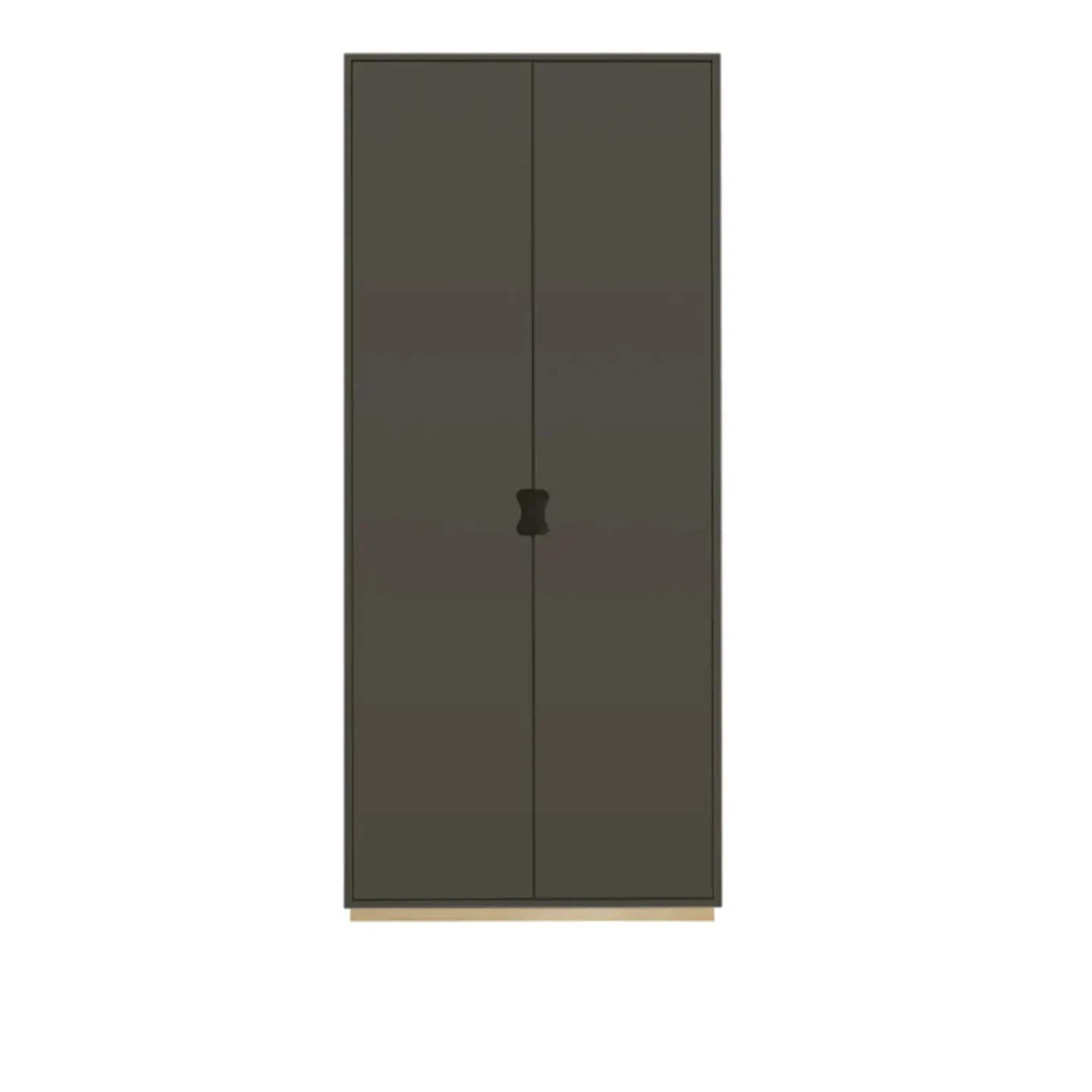 Asplund - Snow Cabinet F D30 Covered Doors - Taupe - Skåp och vitrinskåp - Grå - Trä