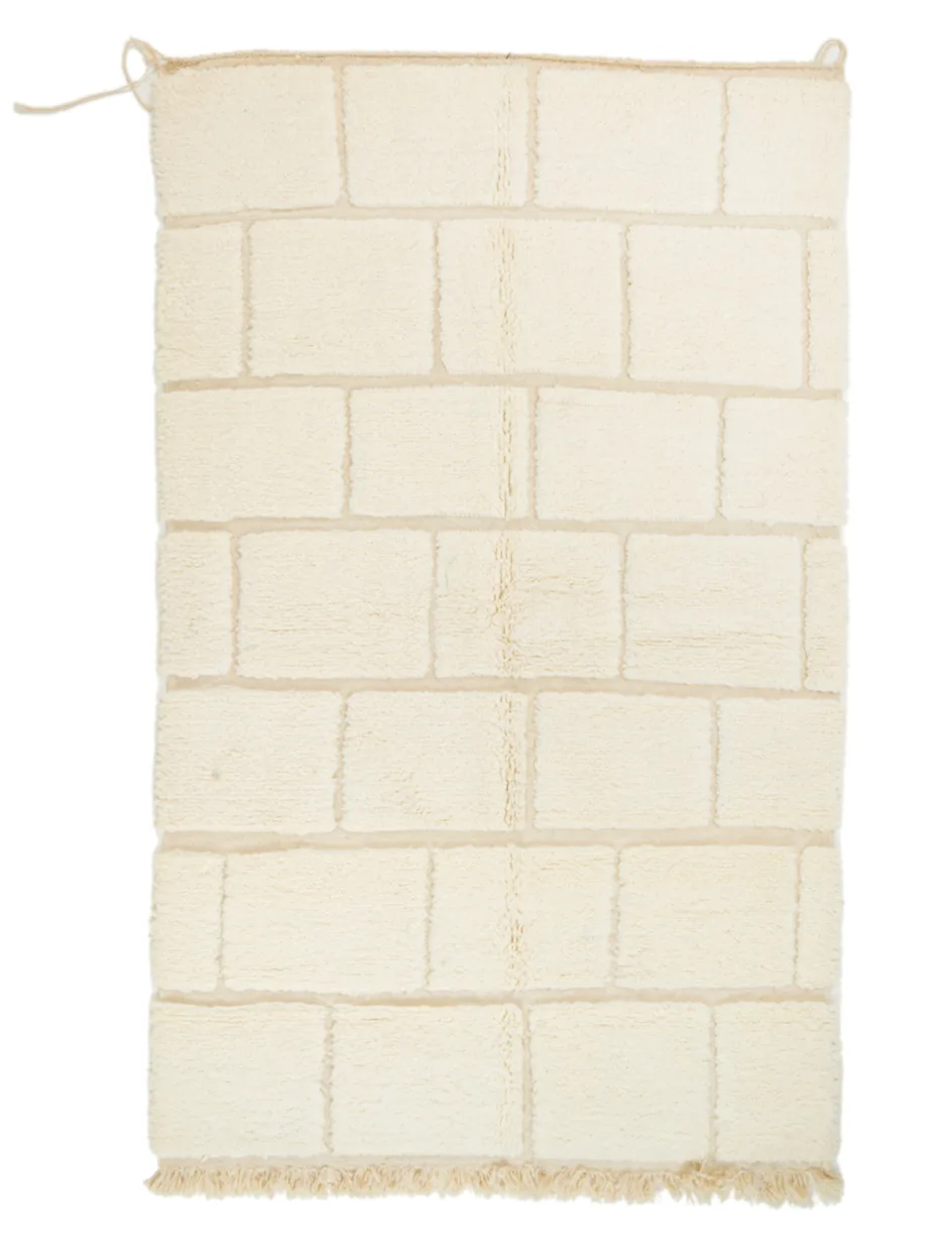 Kelim-teppe Marokkansk Beni Ourain 145 x 255 cm (Størrelse: 145 x 255 cm)