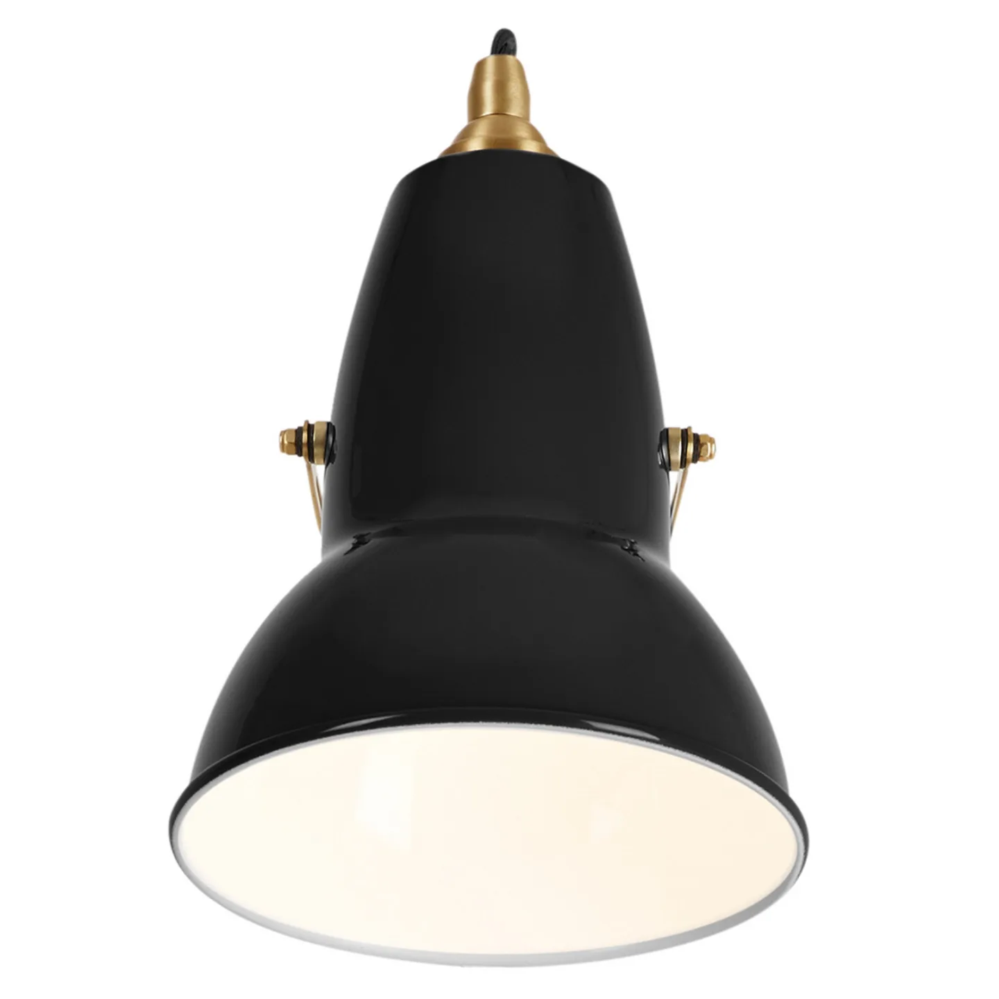Original 1227 Brass Wandleuchte Jet Black - Anglepoise - Wohnzimmer - Industrielles Design - Metall - Einflammig