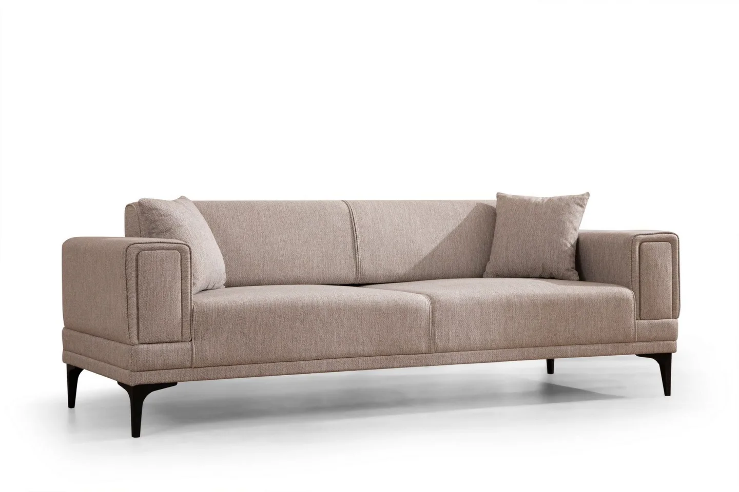 Naoko 3-sits Bäddsoffa - Ljusbrun