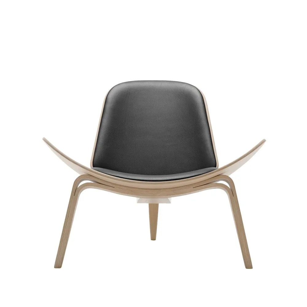 Carl Hansen & Søn CH07 fåtölj Thor 301 läder-vitoljad ek