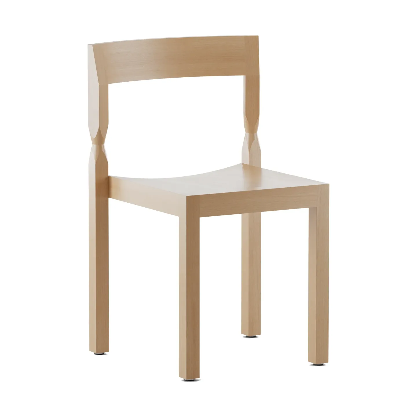Massproductions Woodwerk stol Natural beech