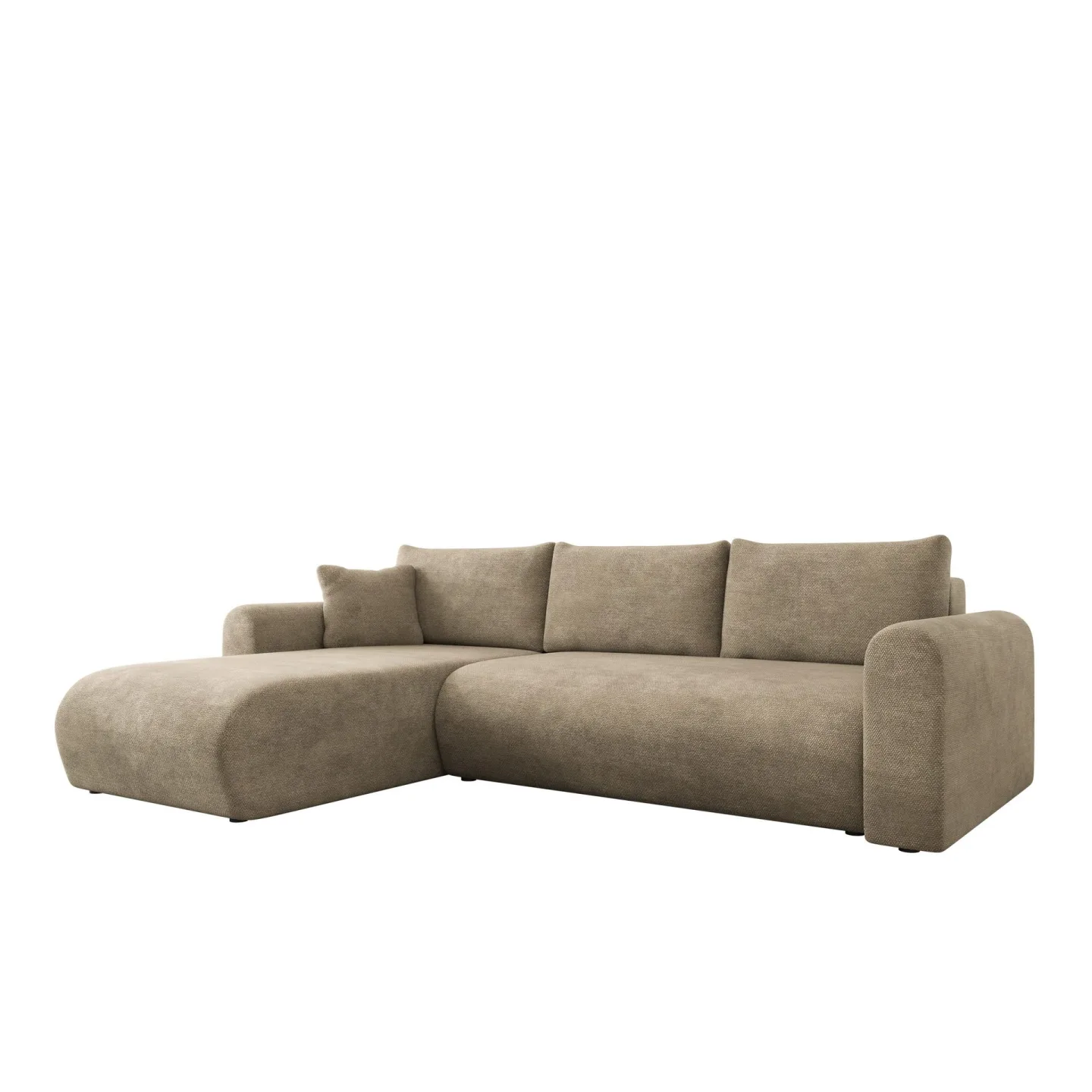 Tacon 3-sits Bäddsoffa med divan - beige
