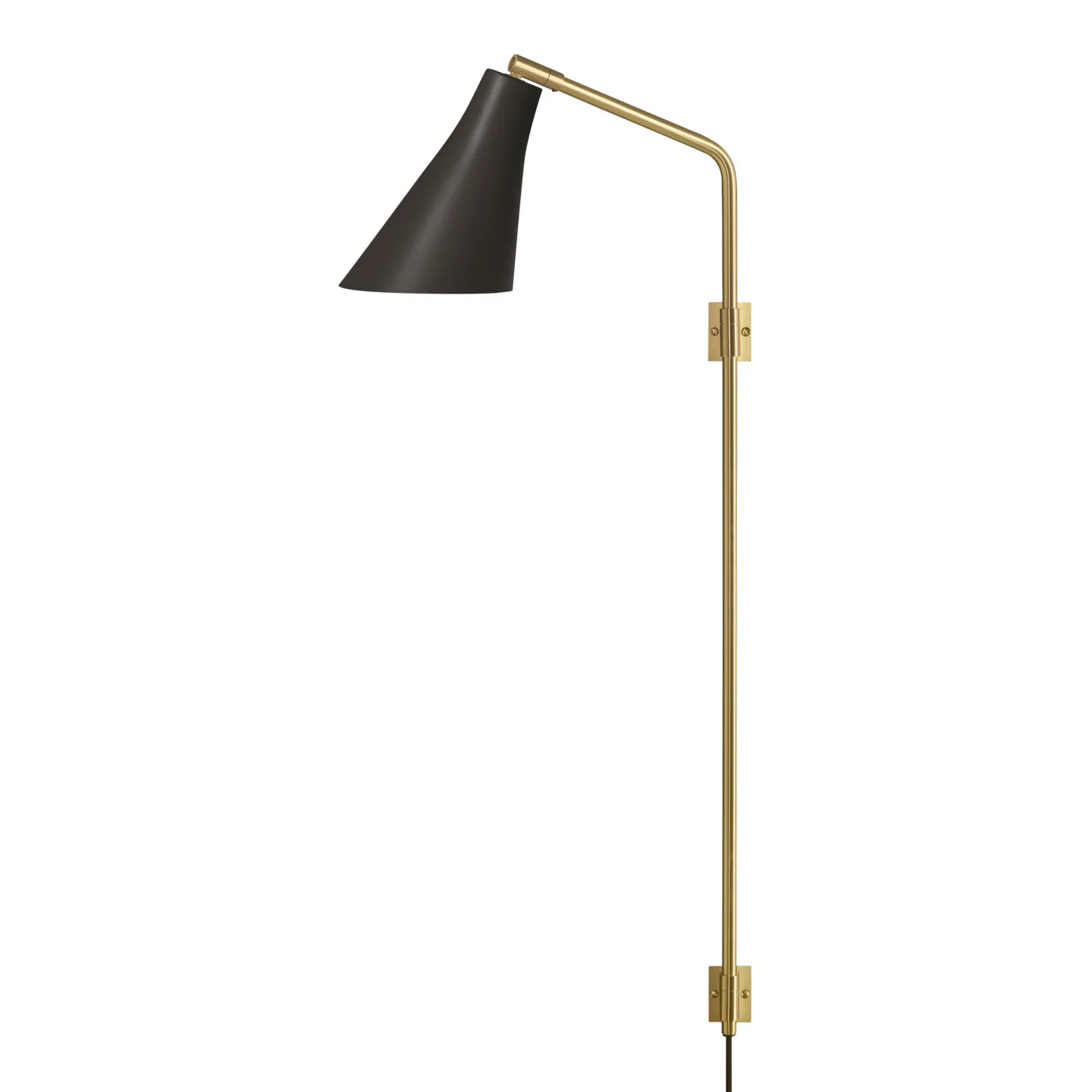 Rubn - Miller Wall Swing Black/Brass - Vägglampor - Niclas Hoflin - Guld,Svart - Metall
