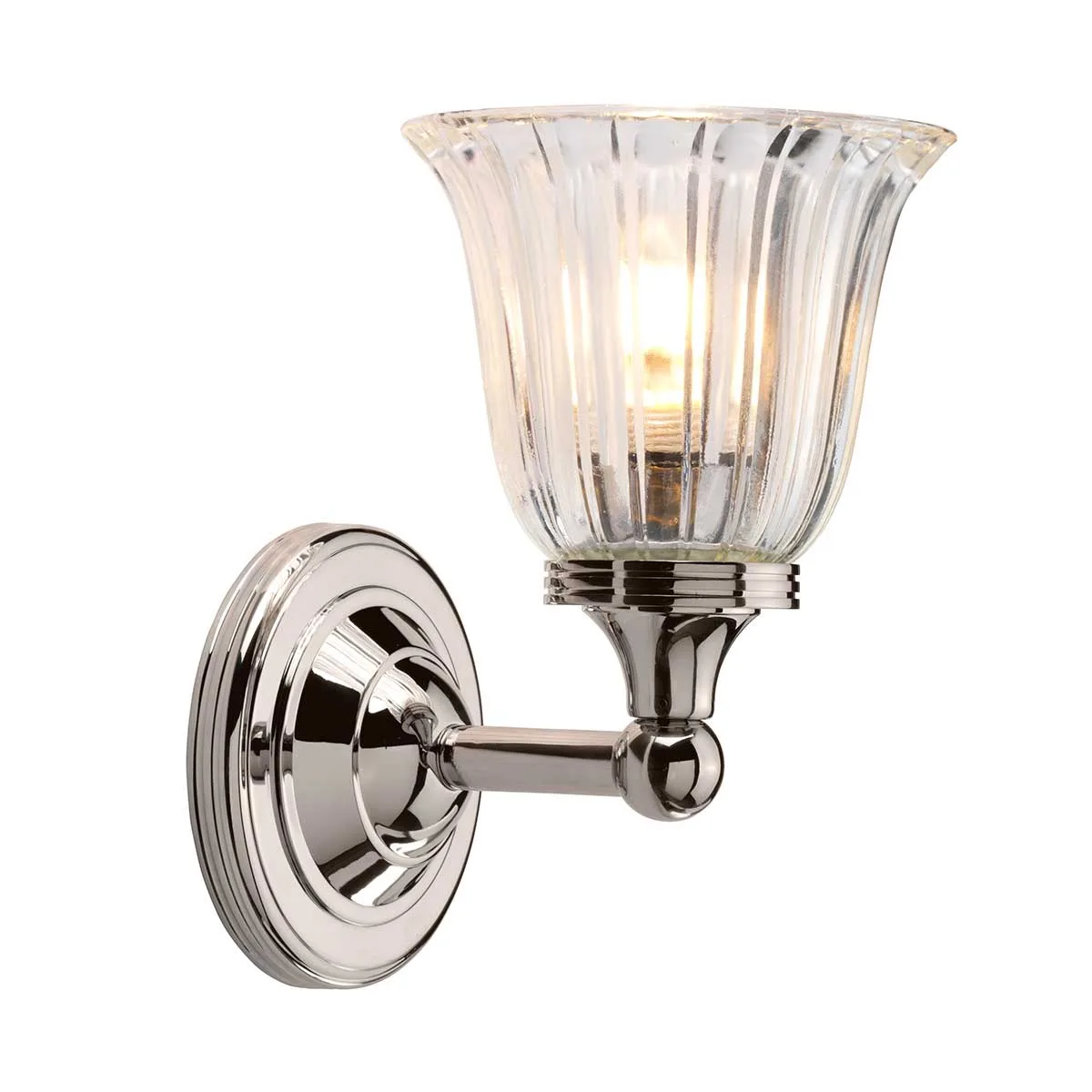 Elstead Lighting - Austen Ø14 - Badrumslampa - Polerad nickel
