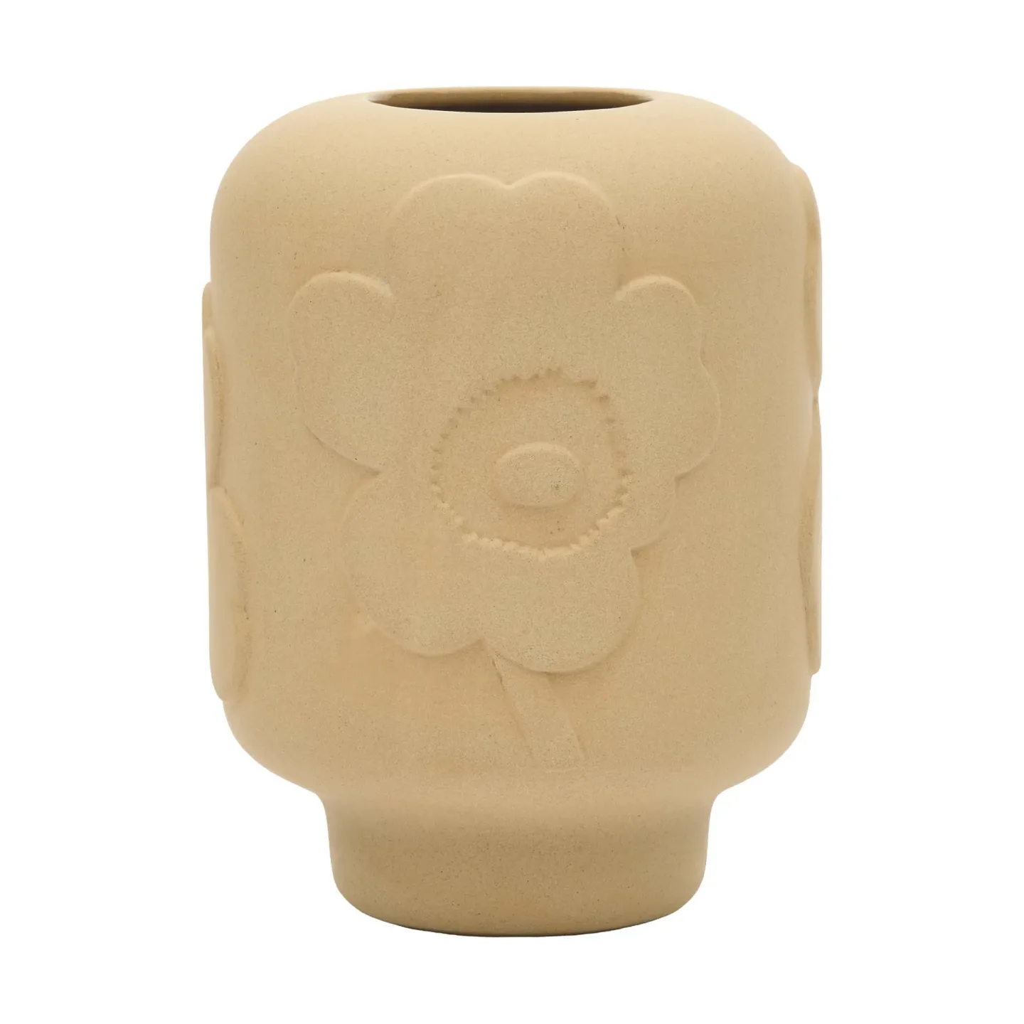 Marimekko Unikko vas keramik 18 cm Sandstone