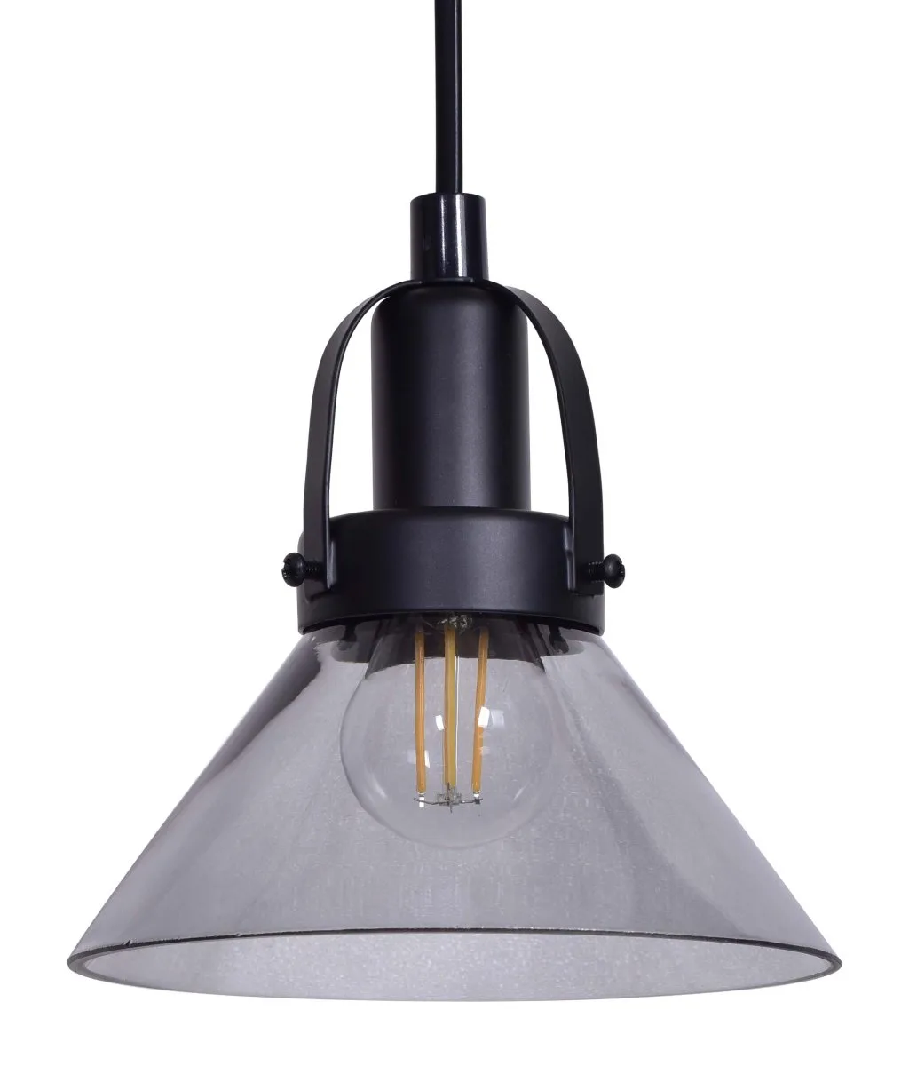 Lampan - Mäster Ø15 - Fönsterlampa - Svart/Rökfärgad