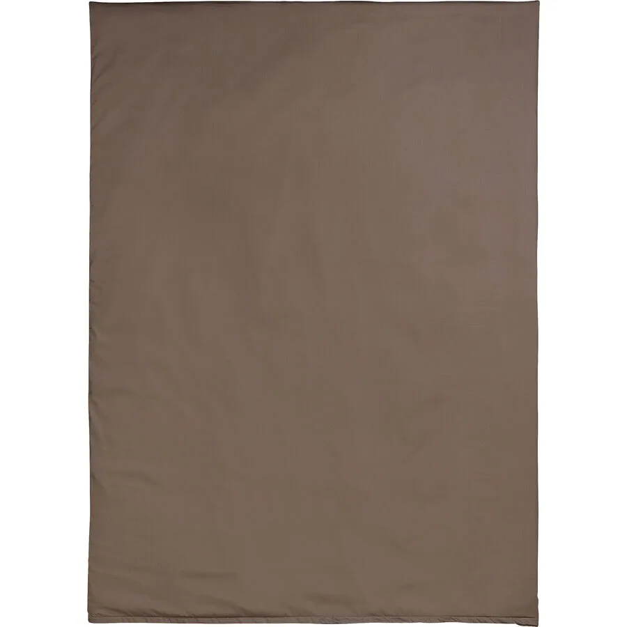 Duvetbezug Kos taupe Einfarbig Satin 200 x 210 cm