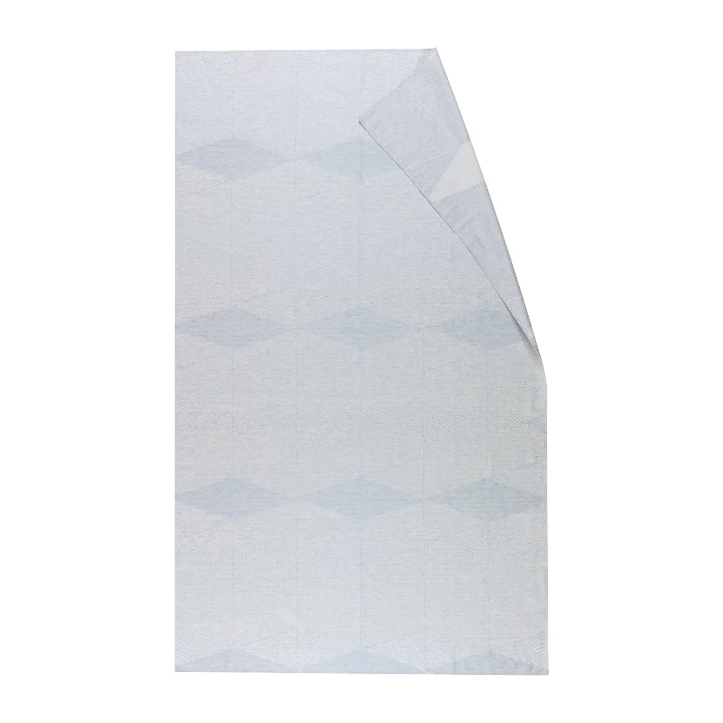 NJRD Geometric Tischdecke 147 x 250cm Blau-weiß