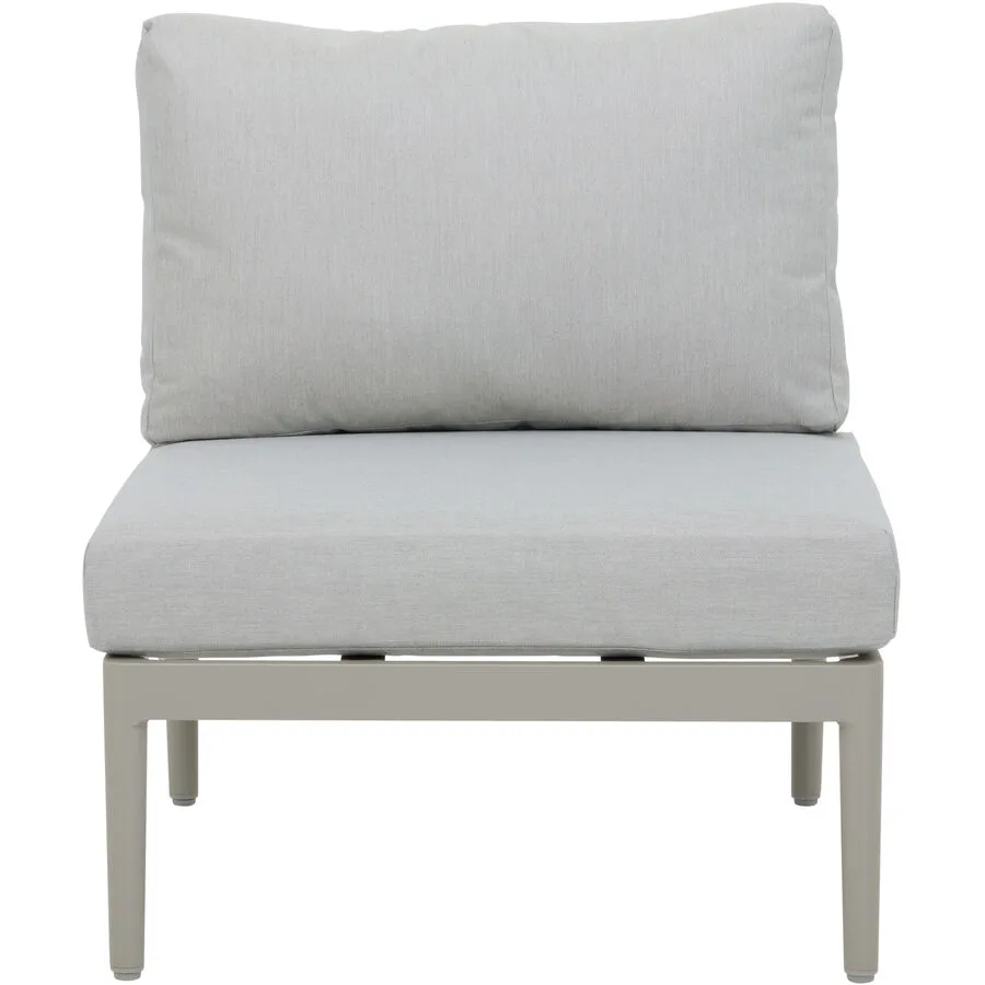 Loungeelement Florida hellgrau Aluminium