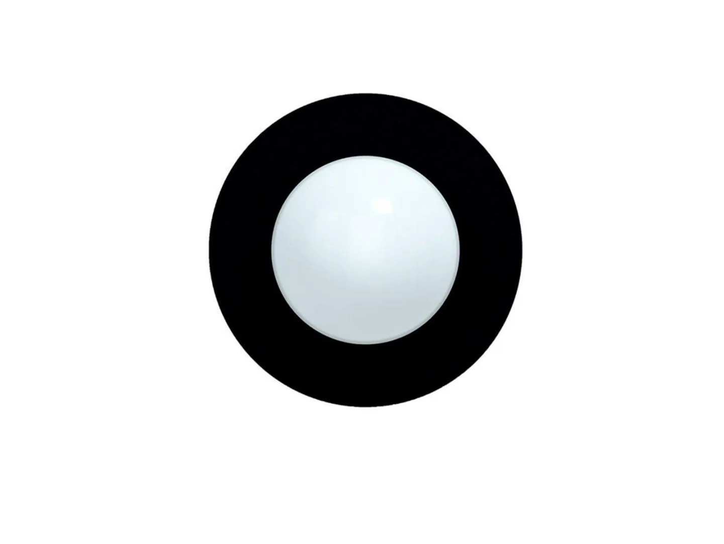 Candy Big Circle 360 L vägglampa, svart - Swedish Ninja - Vardagsrum - Metall