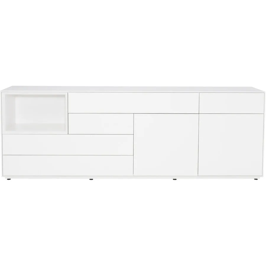 Sideboard Mailand Weiss Holz 203 cm 70 cm