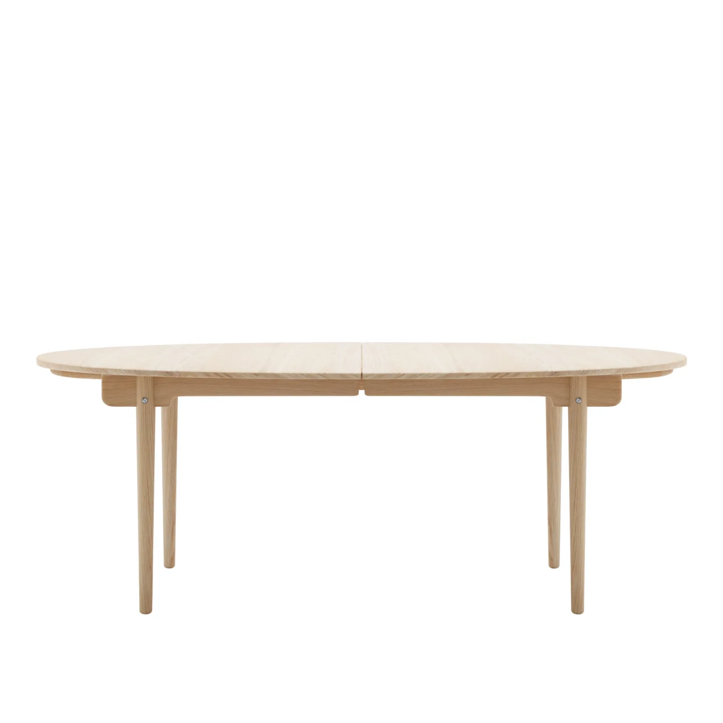 Carl Hansen - CH338, Vitoljad Ek, Med plats för 4 st iläggsskivor - Matbord - Hans J. Wegner